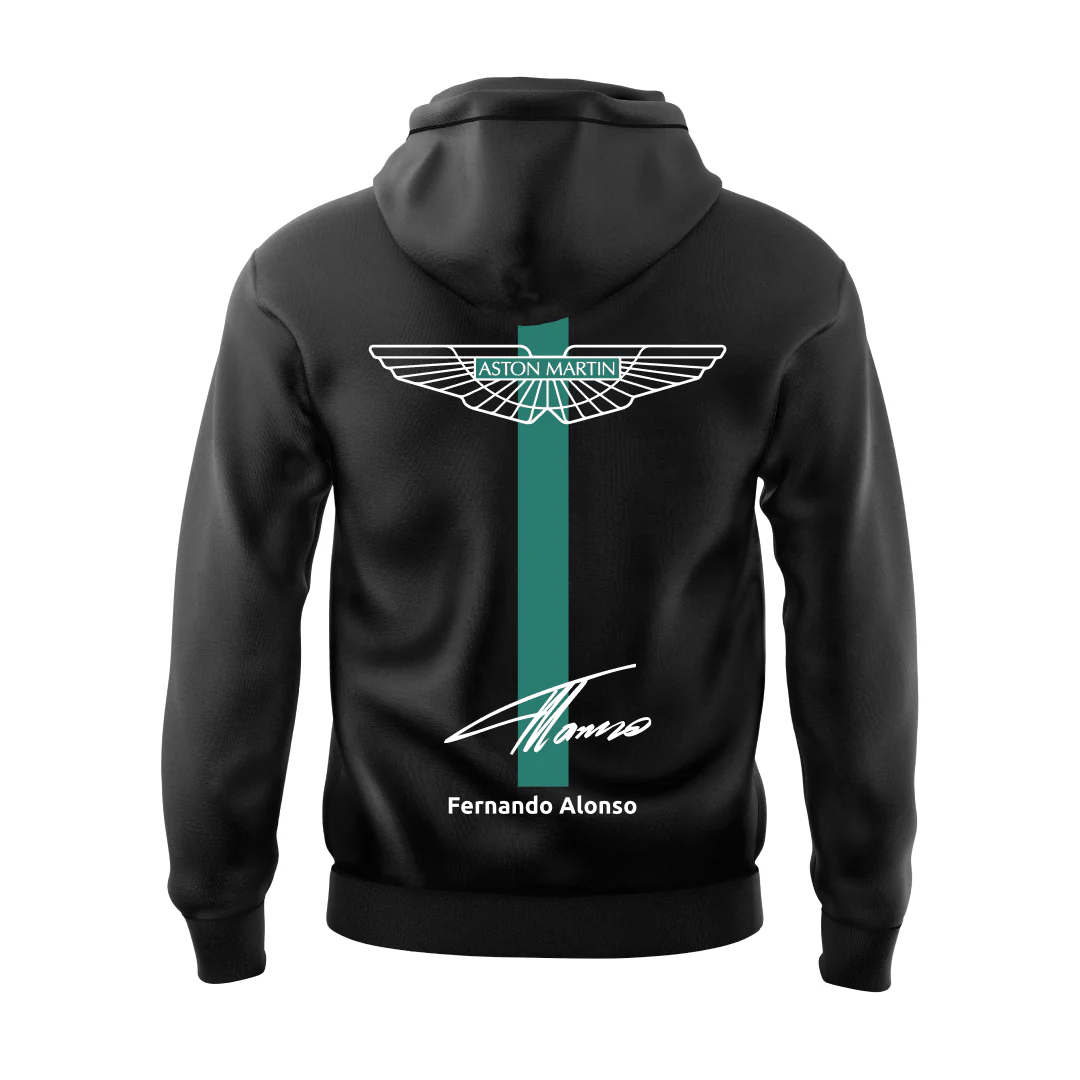 14 Fernando Alonso Unisex Motorsport Hoodie - Image 3