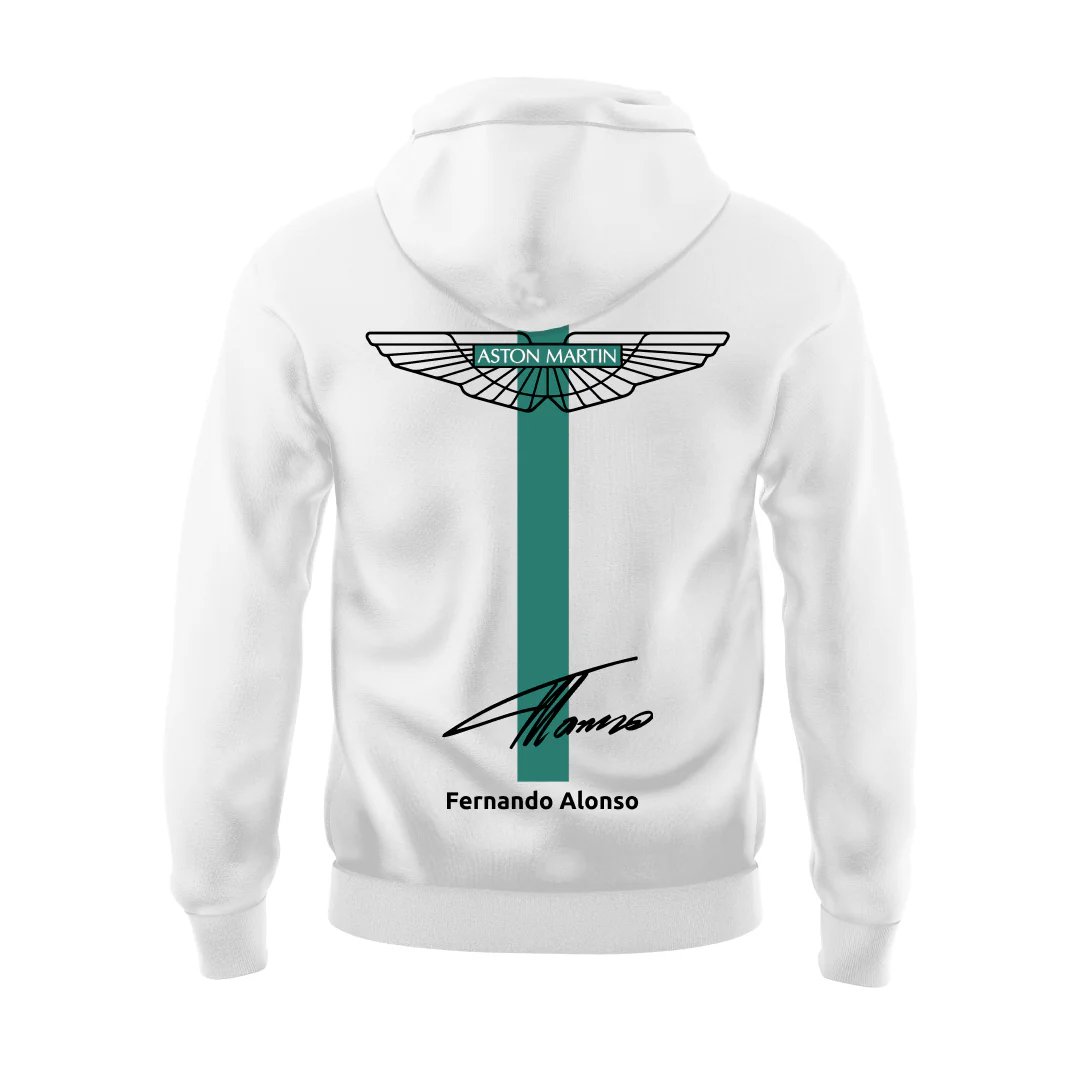 14 Fernando Alonso Unisex Motorsport Hoodie - Image 6