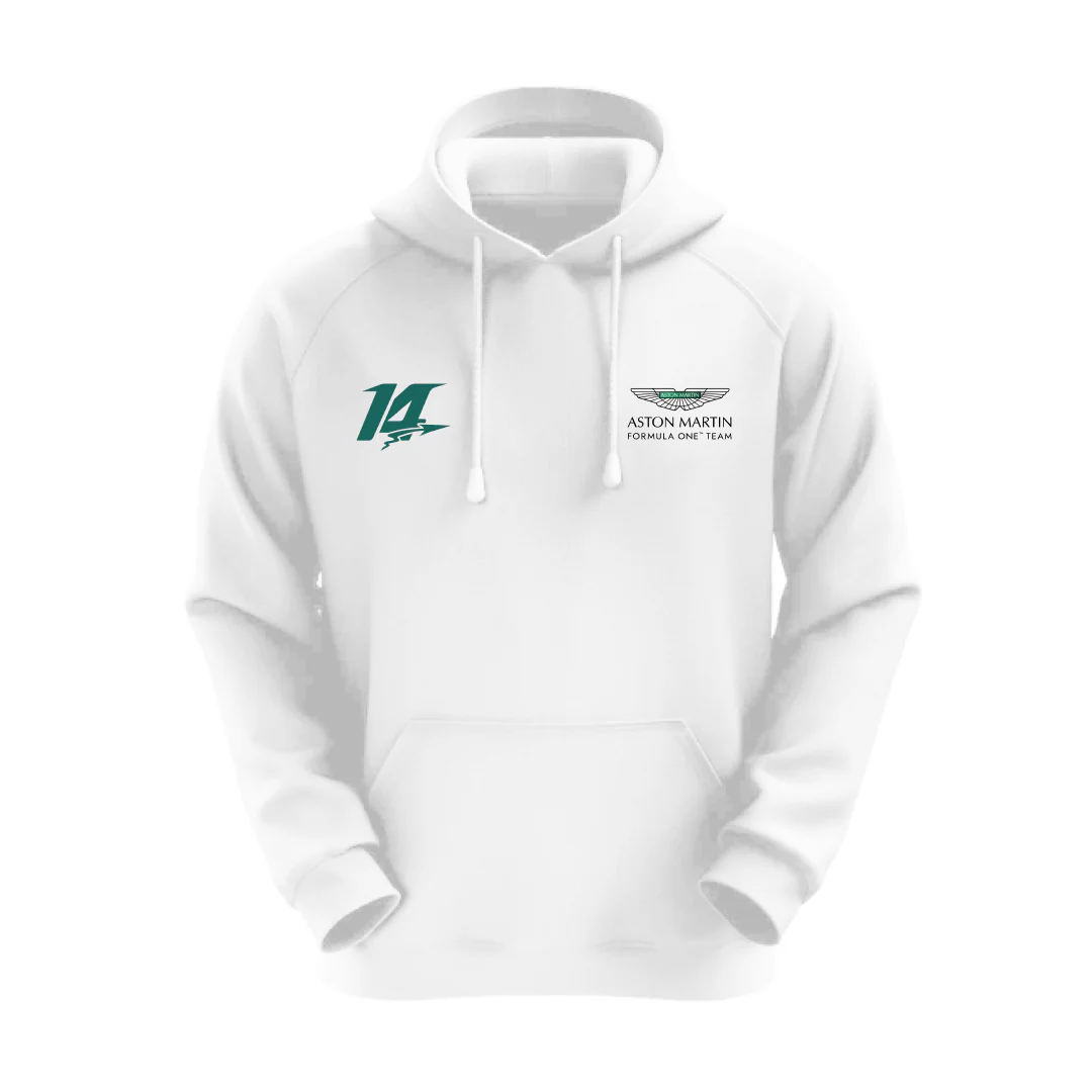 14 Fernando Alonso Unisex Motorsport Hoodie - Image 7