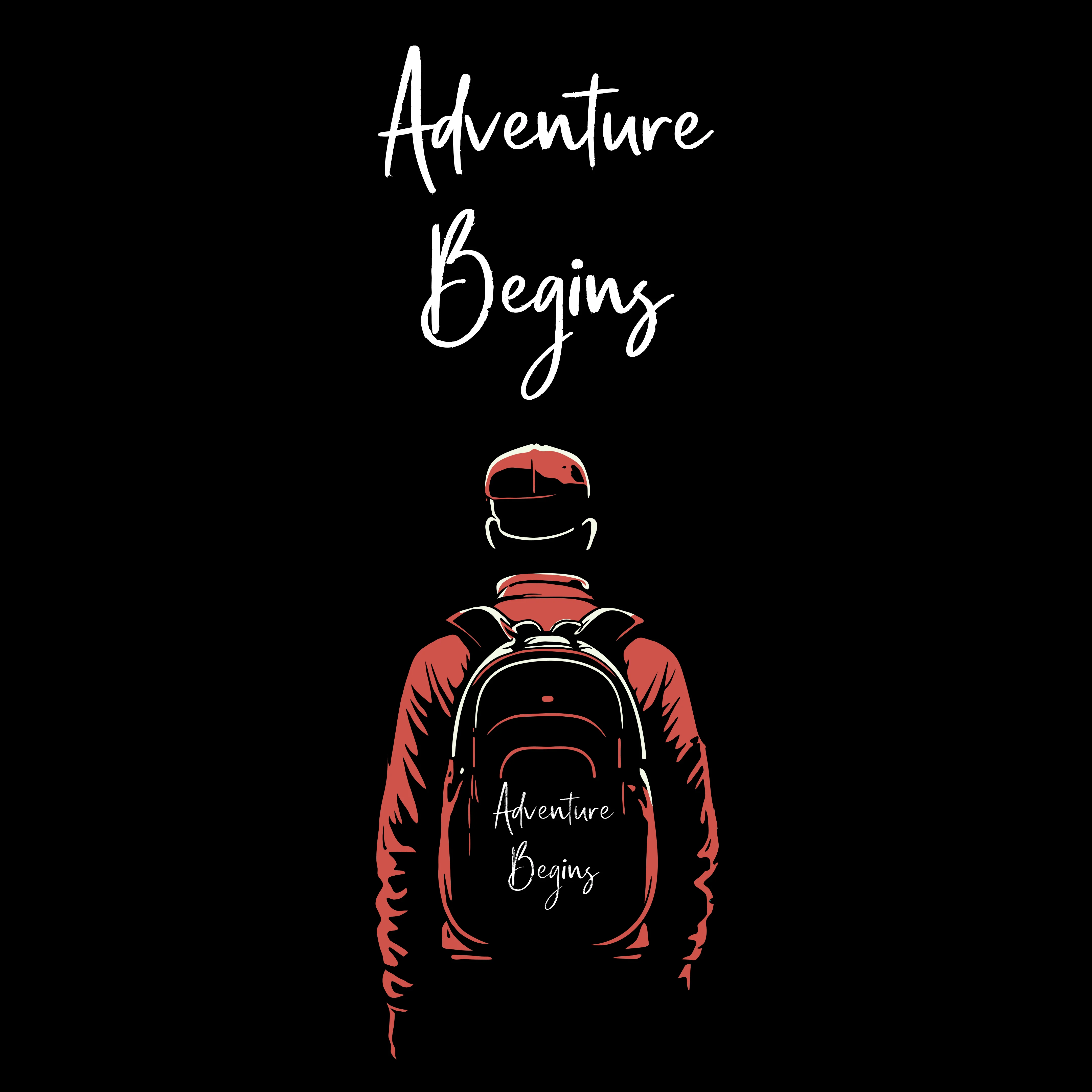 Adventure Begins Unisex Travel Half Sleeve T-Shirt - Image 2