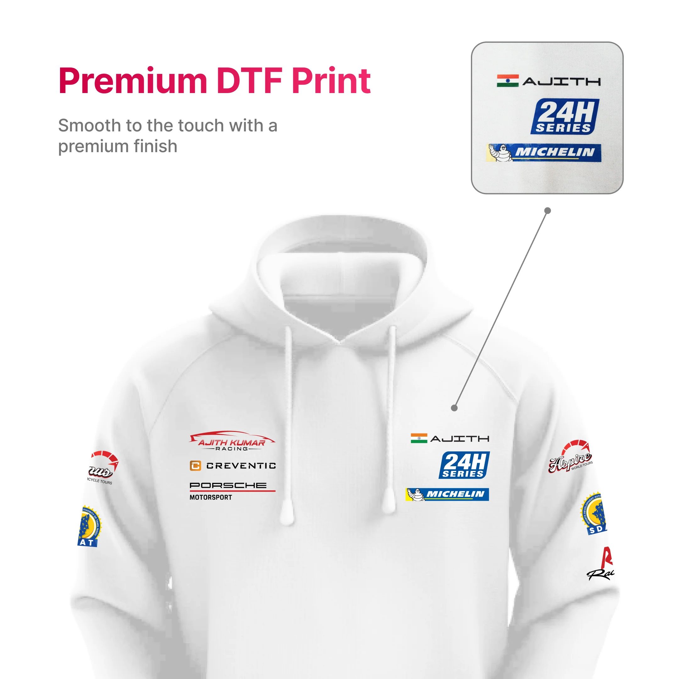 Ajith Kumar Racing Motorsport Fan Hoodie - Image 4