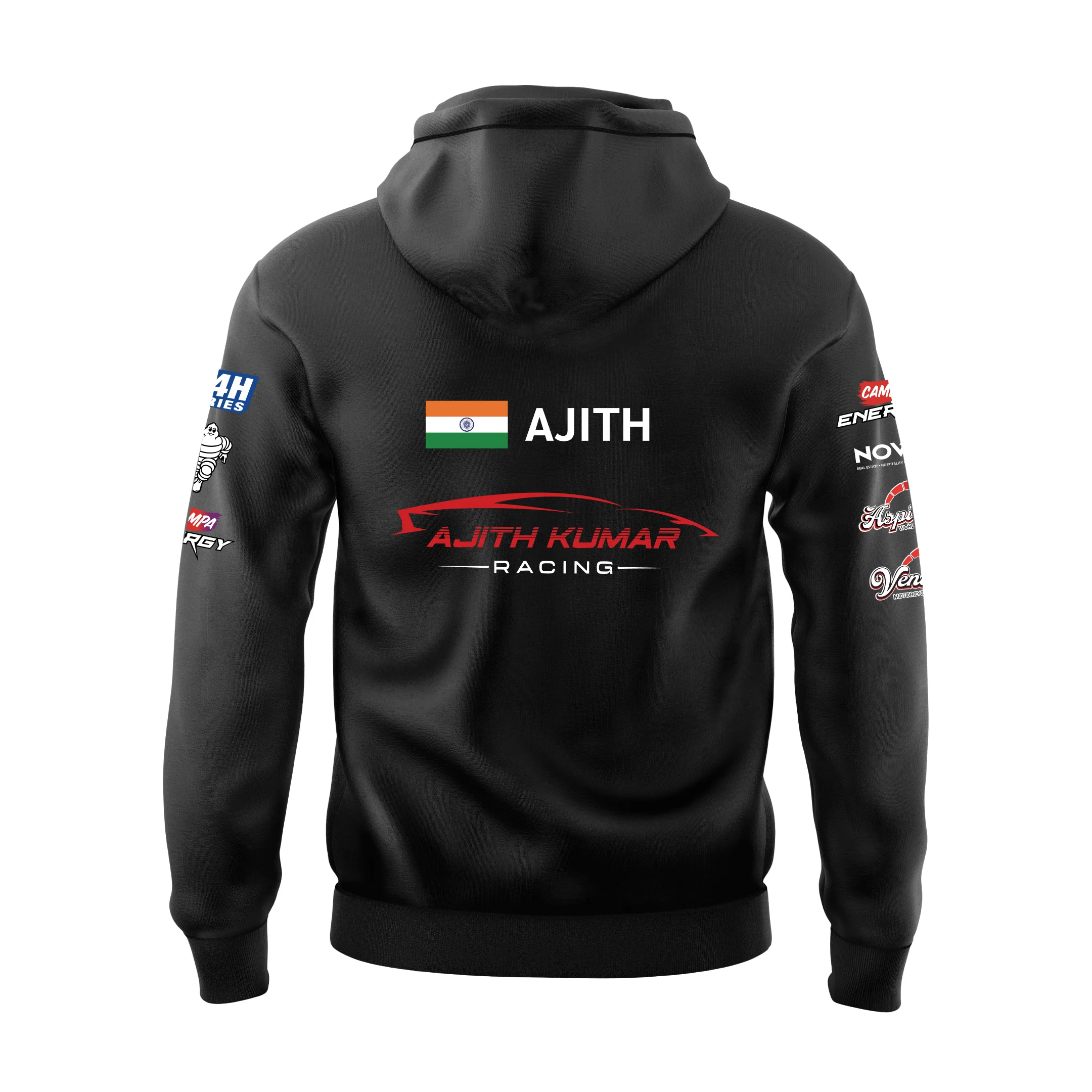 Ajith Kumar Racing Black Hoodie - Image 3