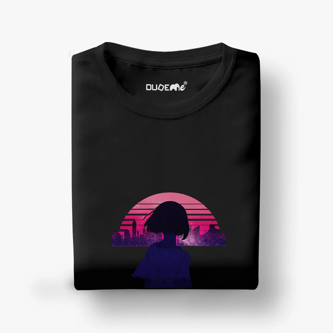 Anime Girl Half Sleeve Unisex T-Shirt - Image 2