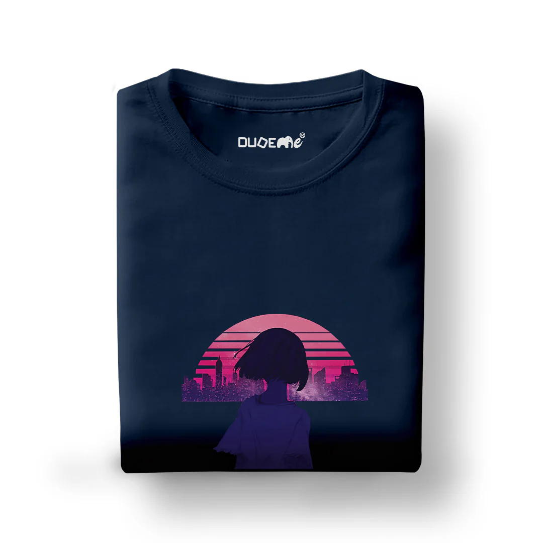 Anime Girl Half Sleeve Unisex T-Shirt - Image 3
