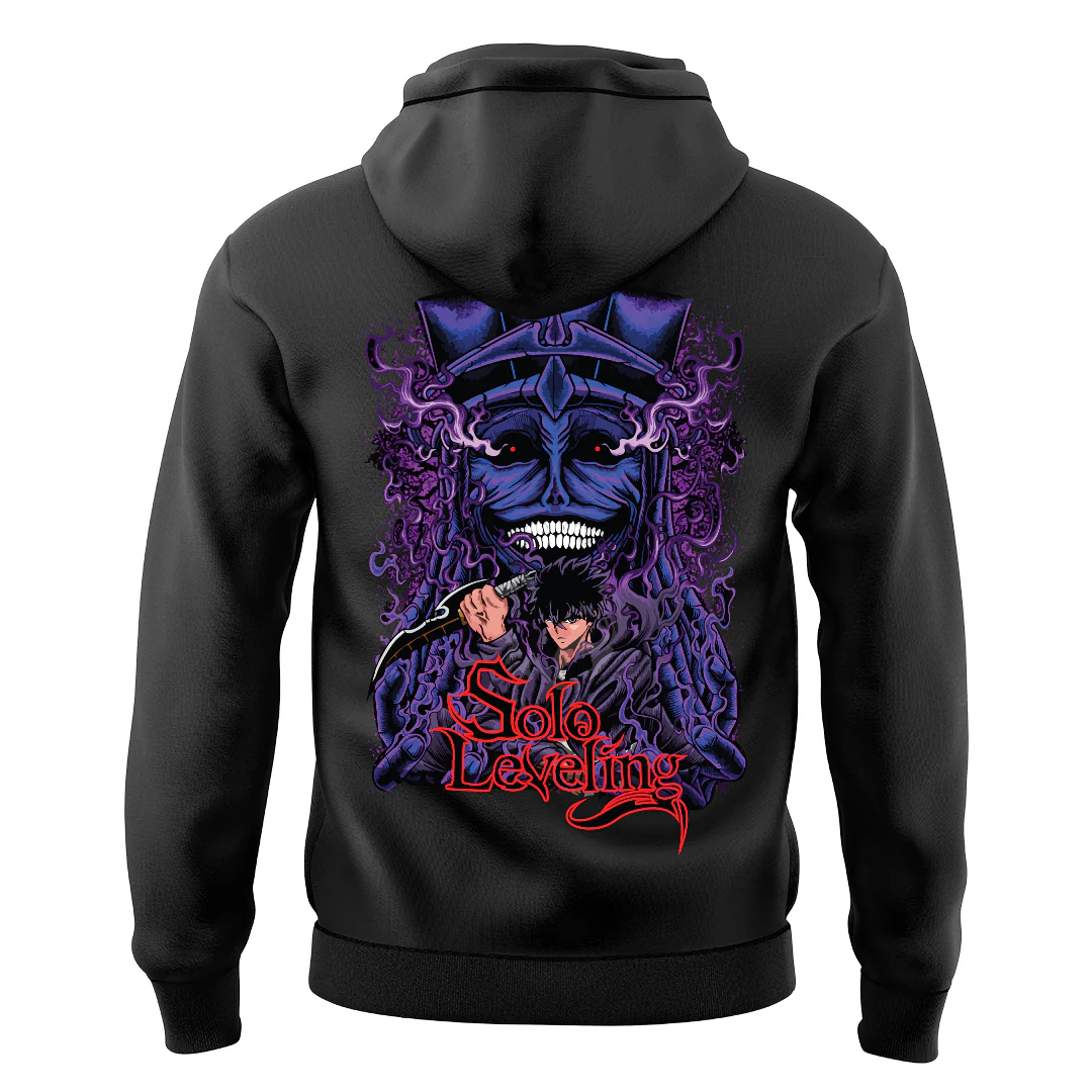 Solo Leveling Unisex Anime Hoodie - Image 2