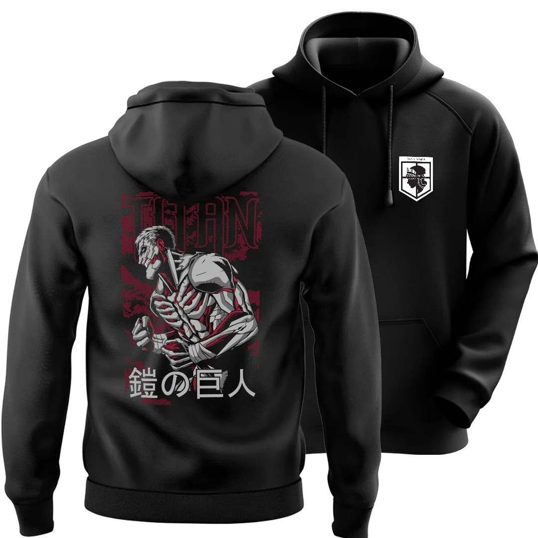 AOT Armored Titan Black Unisex Hoodie
