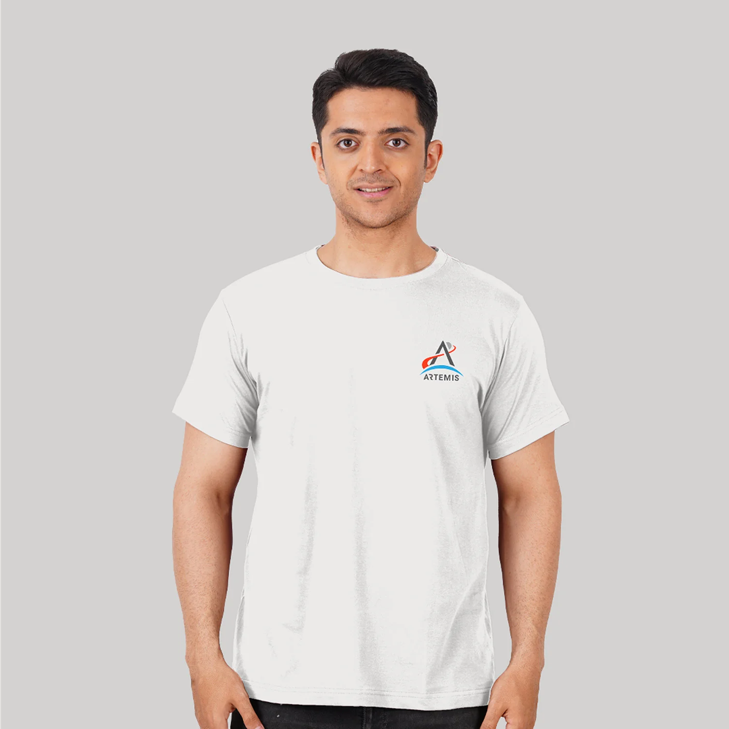 Artemis Pocket Print- NASA Unisex Half Sleeve T-Shirt - Image 3