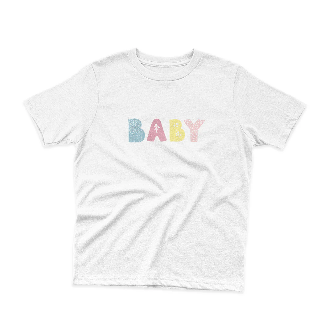Baby White Kids T-Shirt