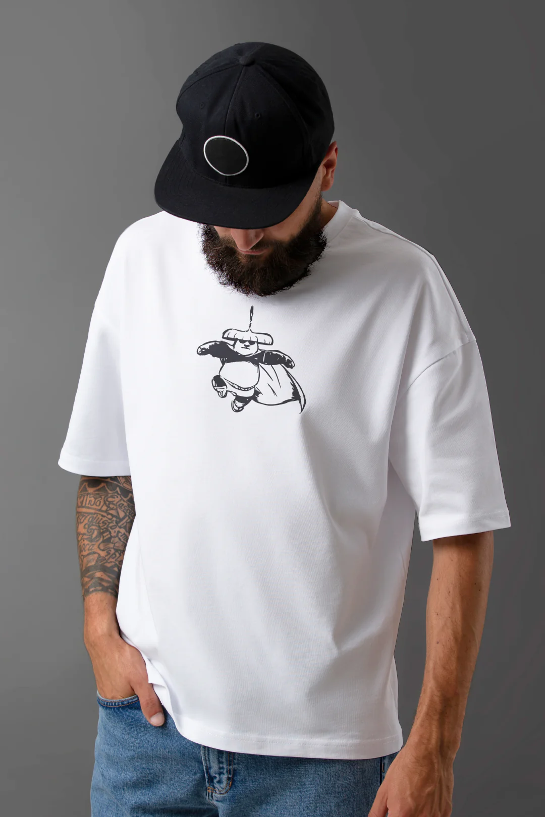 Back Off Oversized T-Shirt - Image 2