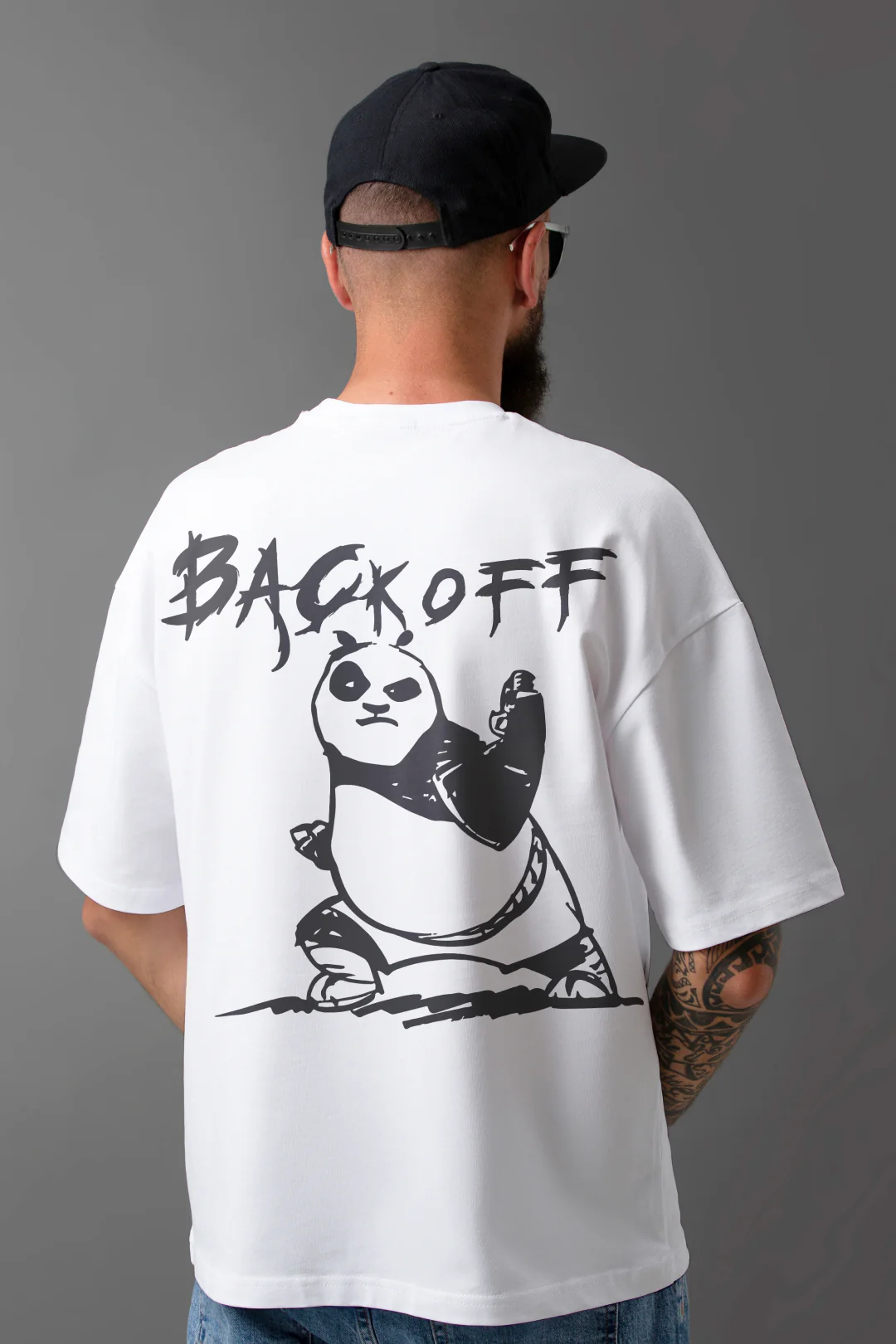 Back Off Oversized T-Shirt - Image 3