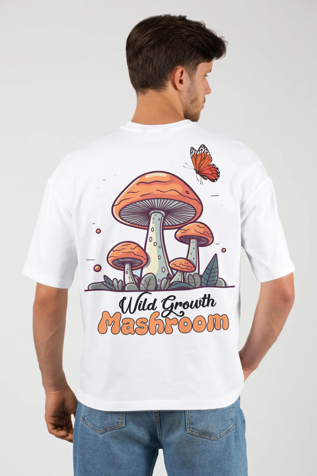 Wild Growth Mushroom Oversized T-Shirt - Image 6