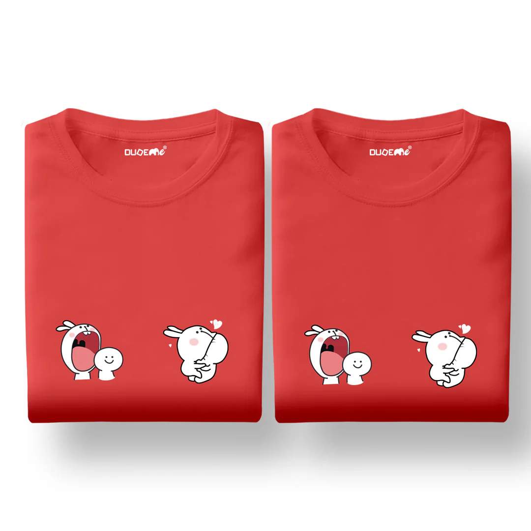 Big Bite Boo Couple T-Shirt - Image 3
