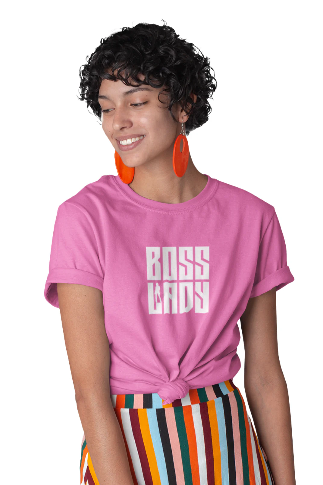 Boss Lady - Knot Crop Top - Image 3