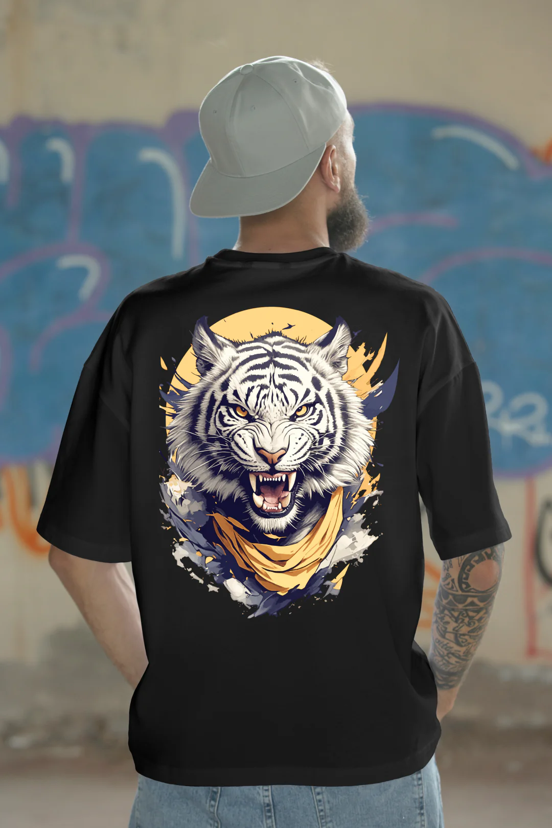 Strive For Progress Not Perfection Oversized T-Shirt - Image 3