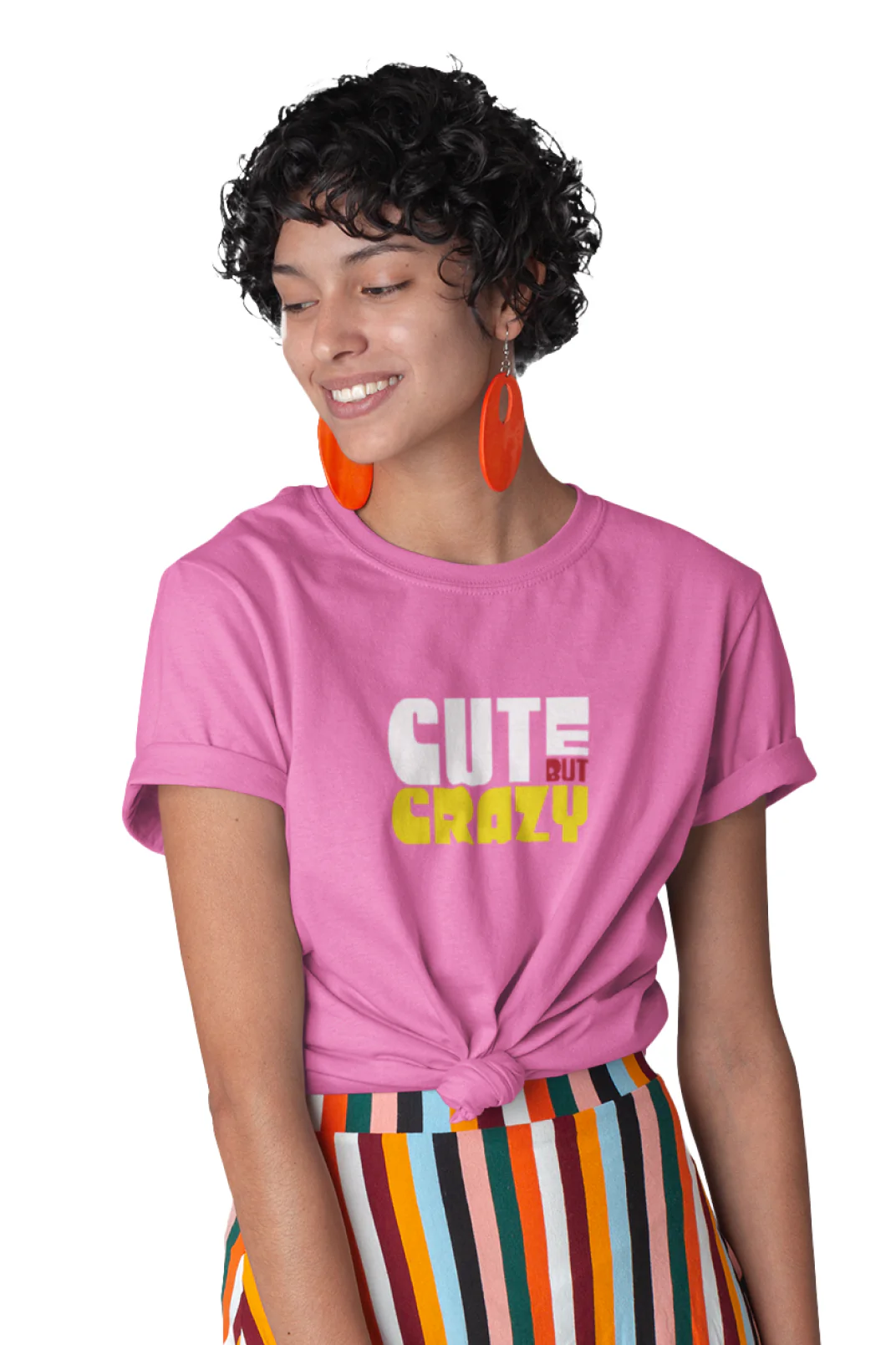 Cute But Crazy - Knot Crop Top - Image 3