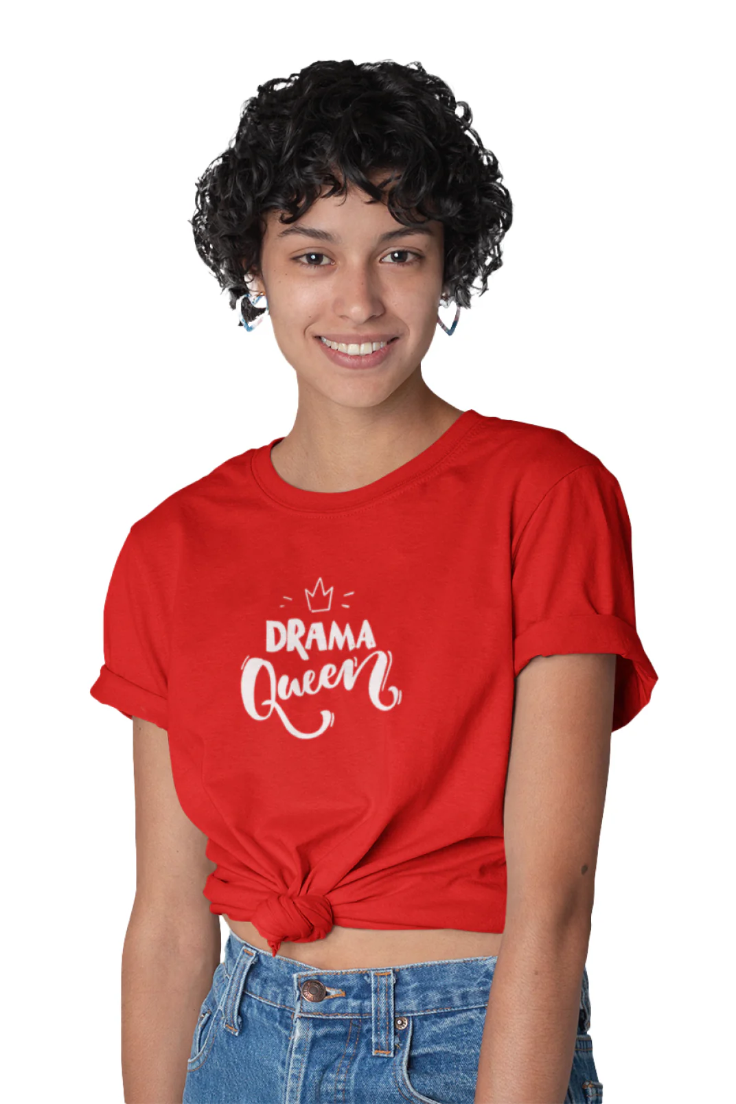Drama Queen - Knot Crop Top - Image 3