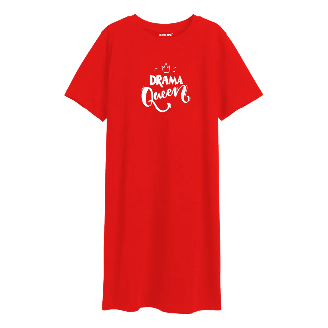 Drama Queen T-Shirt Dress - Image 3