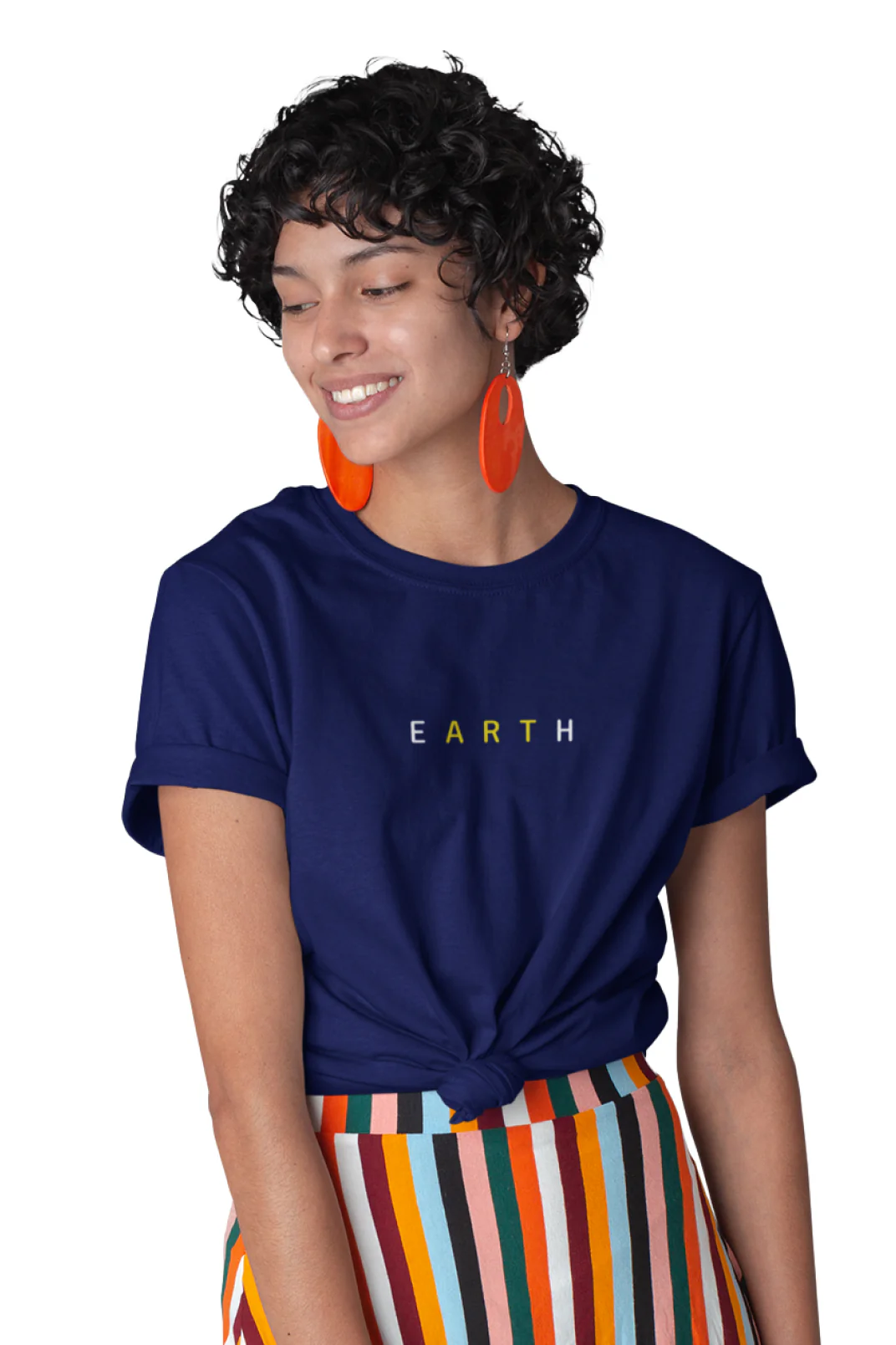Earth - Knot Crop Top - Image 3