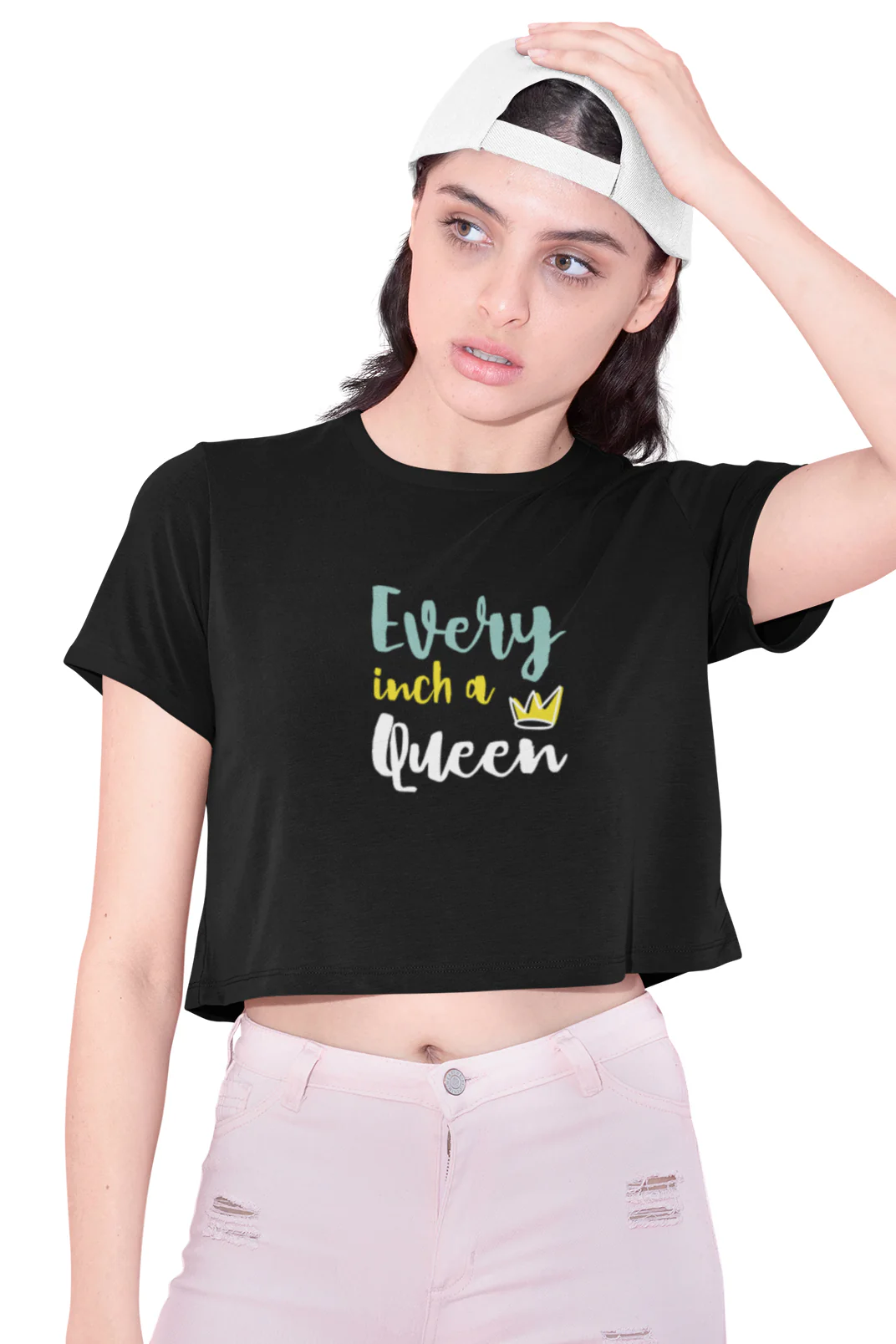 Every Inch A Queen - Crop Top - Image 2