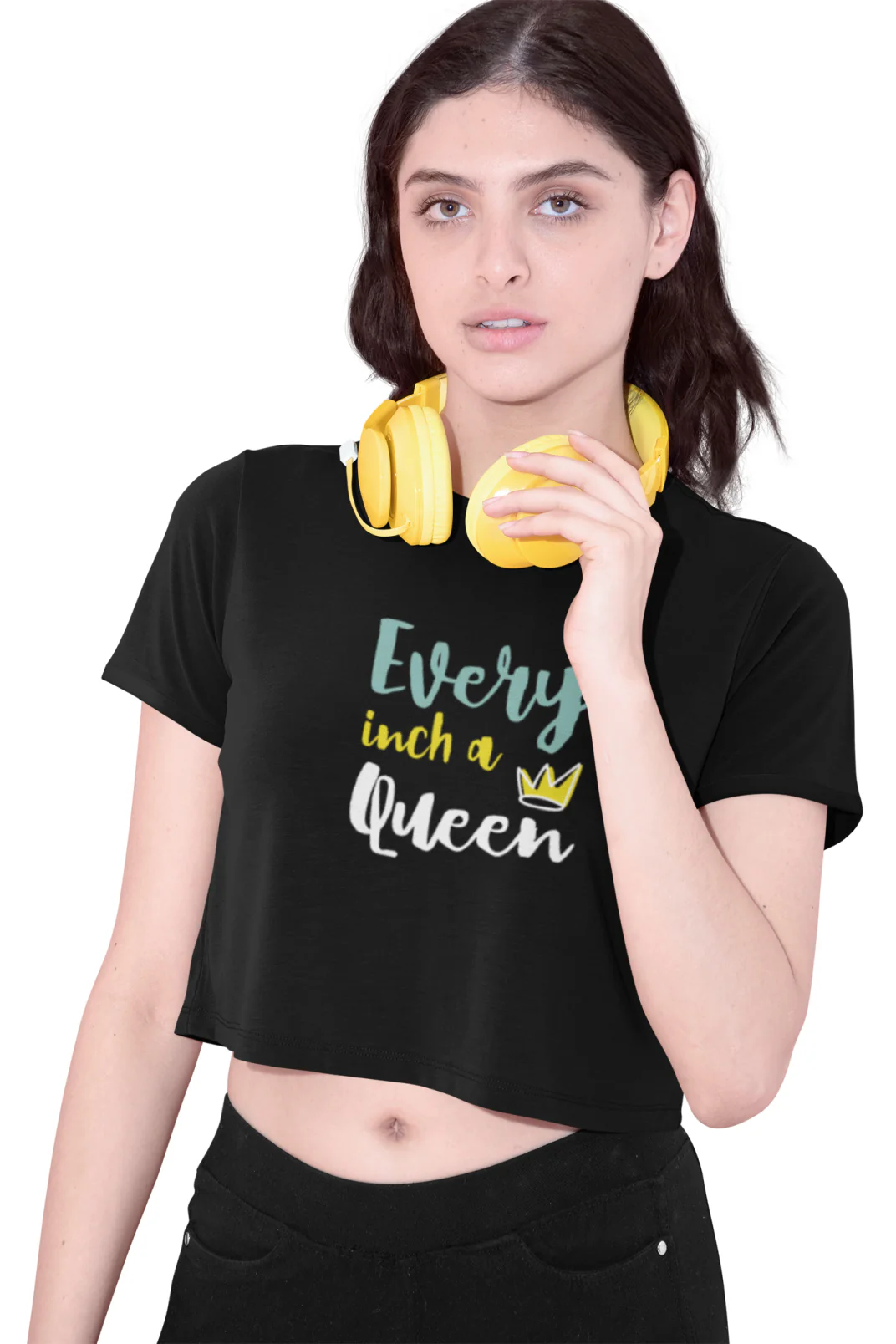 Every Inch A Queen - Crop Top - Image 3