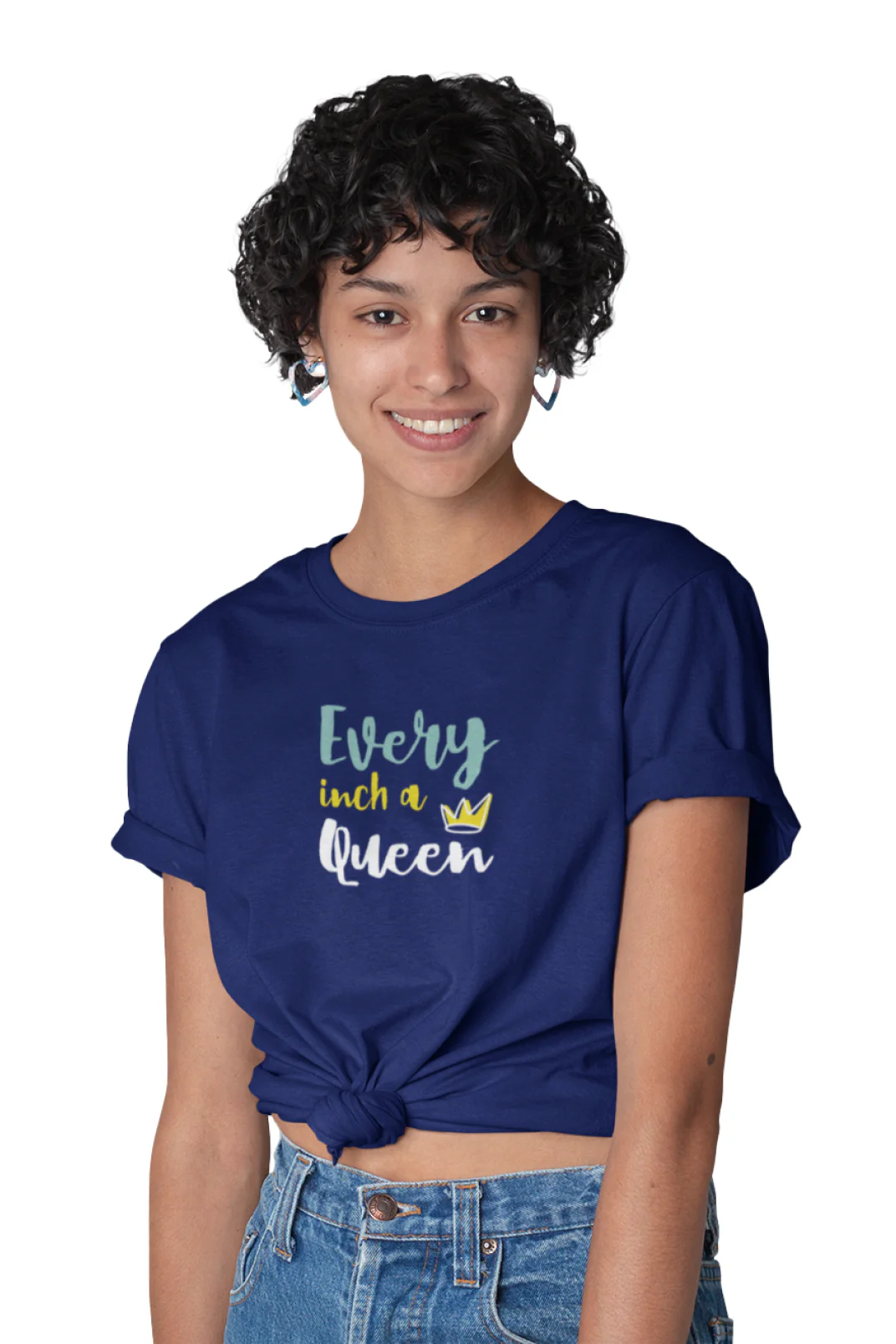 Every Inch A Queen - Knot Crop Top - Image 2