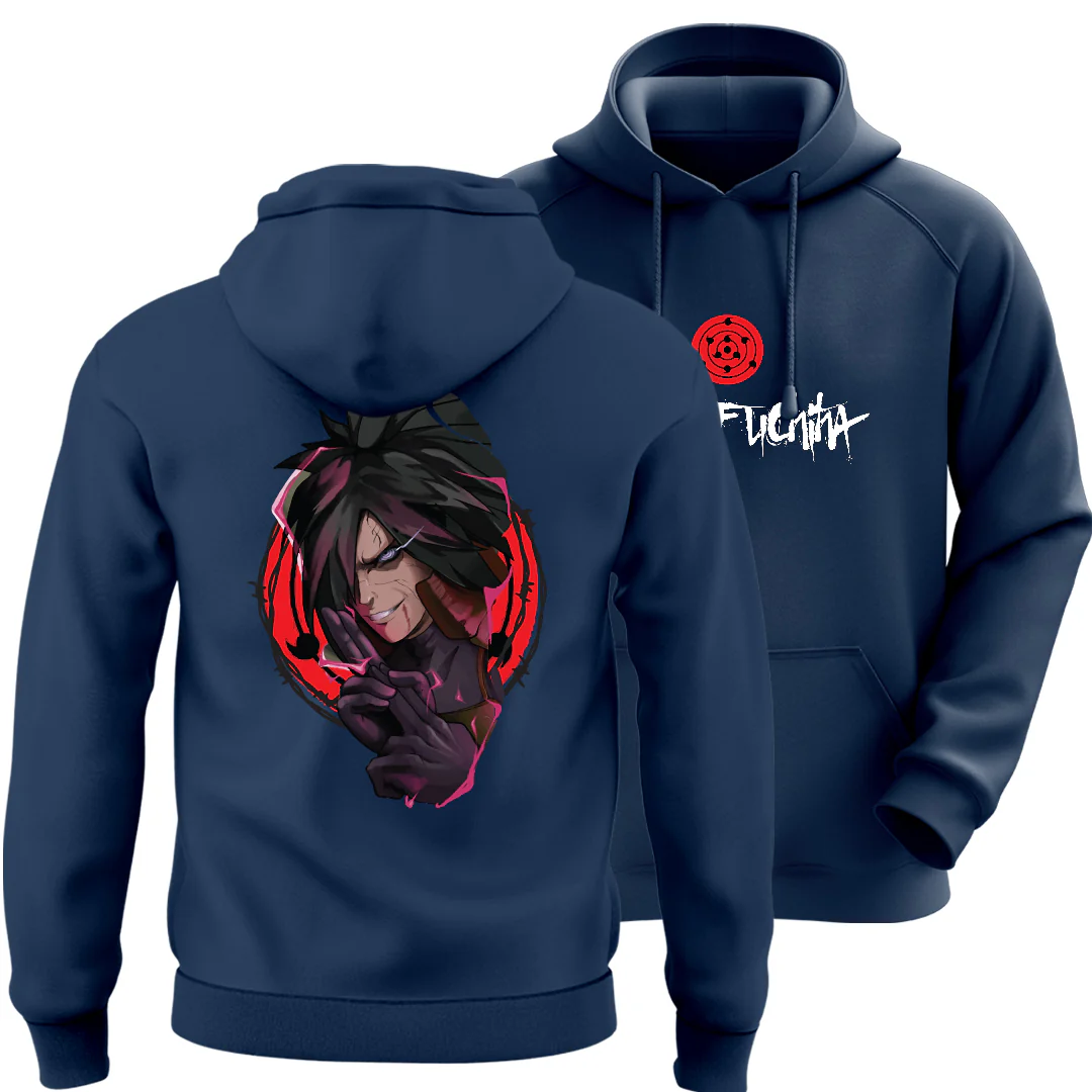 Ghost of Uchiha Navy Unisex Hoodie