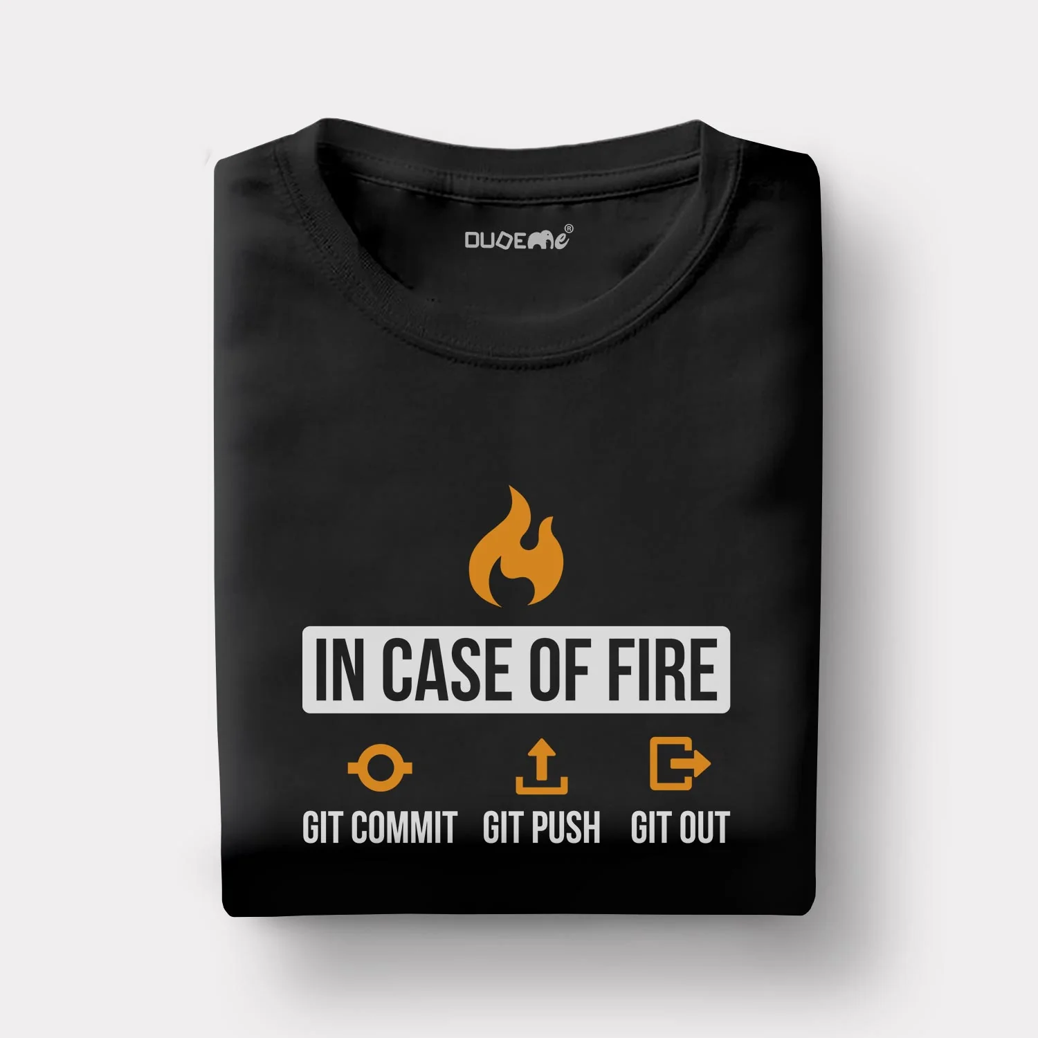Git Commit Git Push Git Out Half Sleeve Unisex T-Shirt