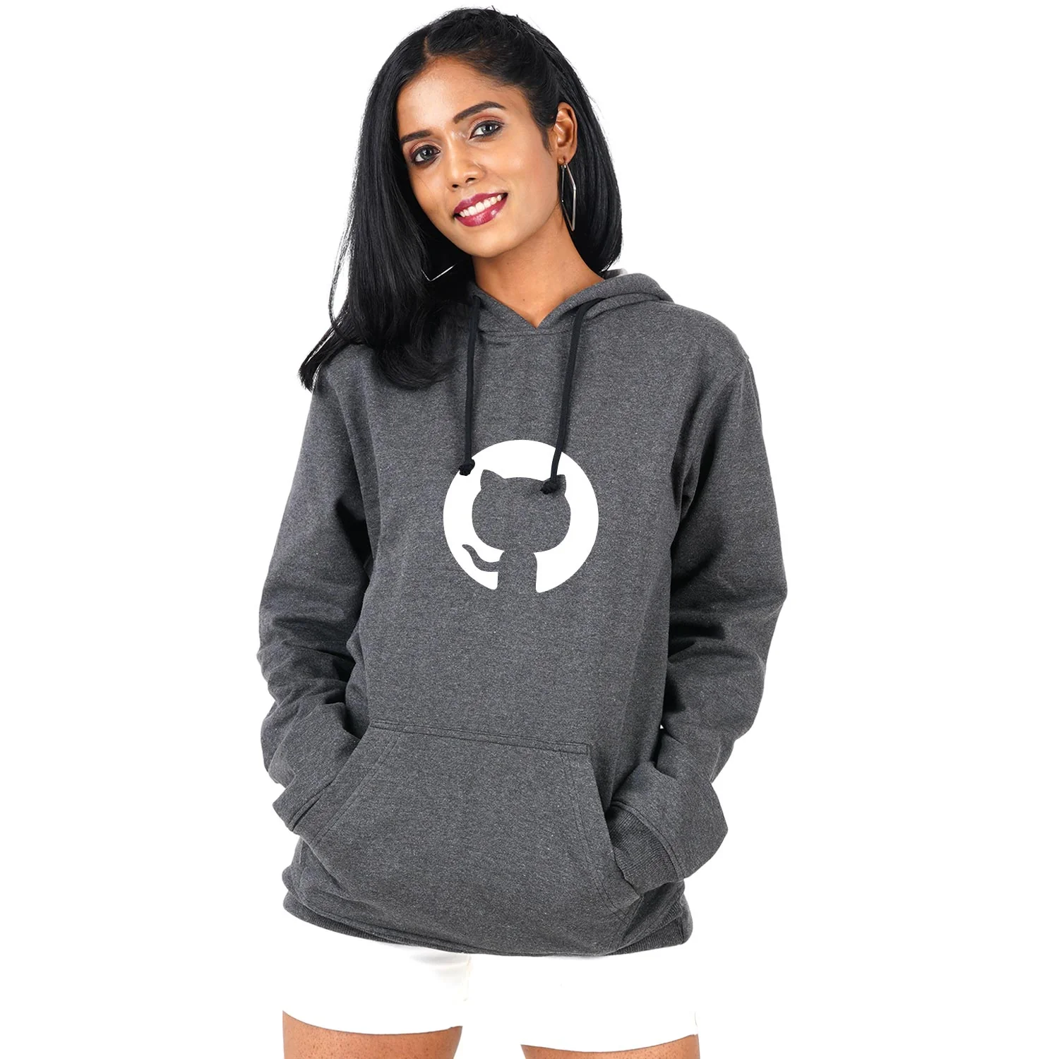 Github Logo Unisex Hoodie - Image 4