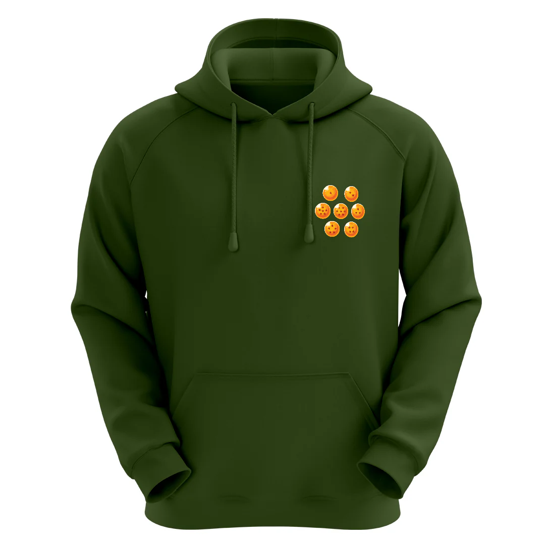 Golden Frieza Olive Green Unisex Hoodie - Image 3