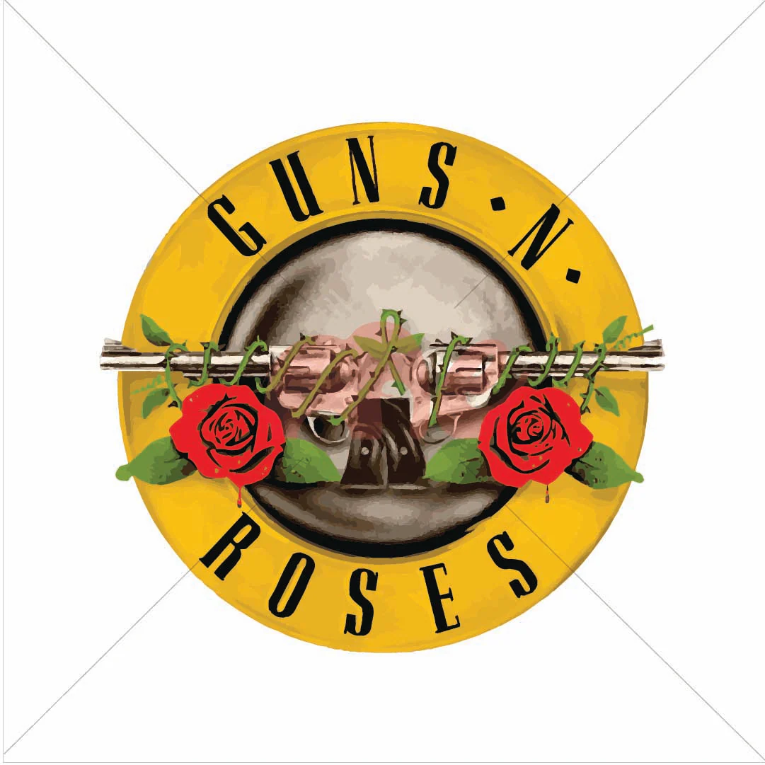 Guns N Roses Cropped Hoodie - Image 2