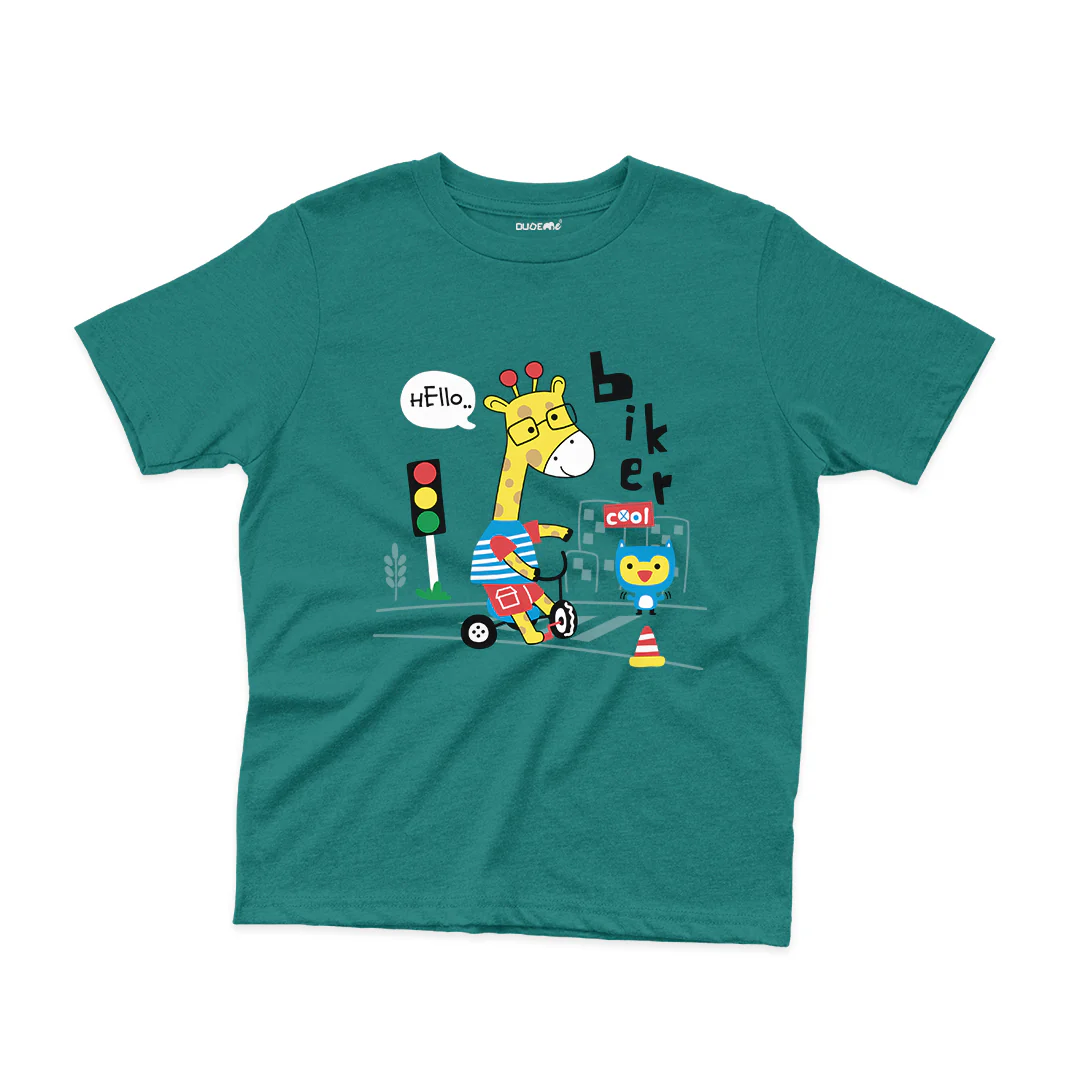 Hello Biker Kids T-Shirt
