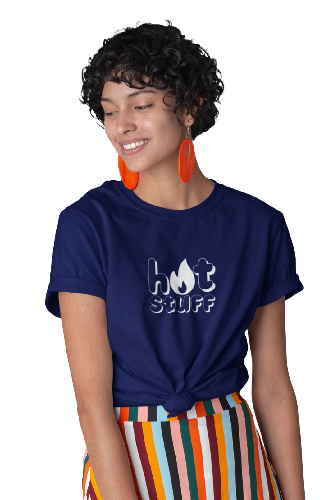 Hot Stuff - Knot Crop Top - Image 3