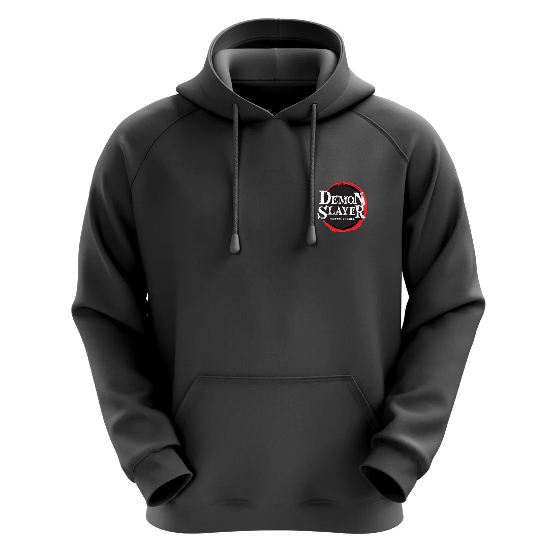 Inosuke Hashibira Black Unisex Hoodie - Image 3