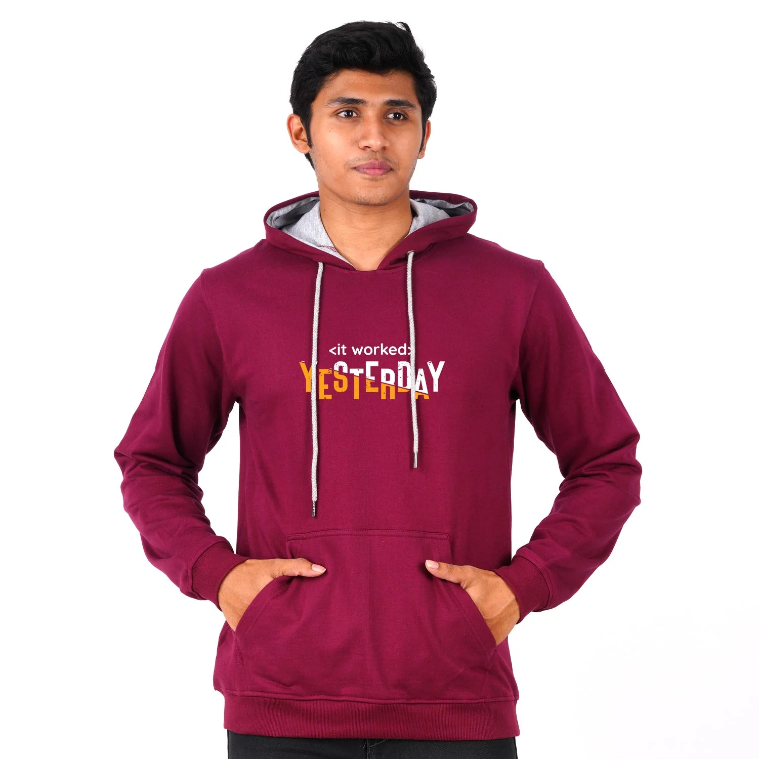 It Worked Yesterday Unisex Hoodie - Image 3