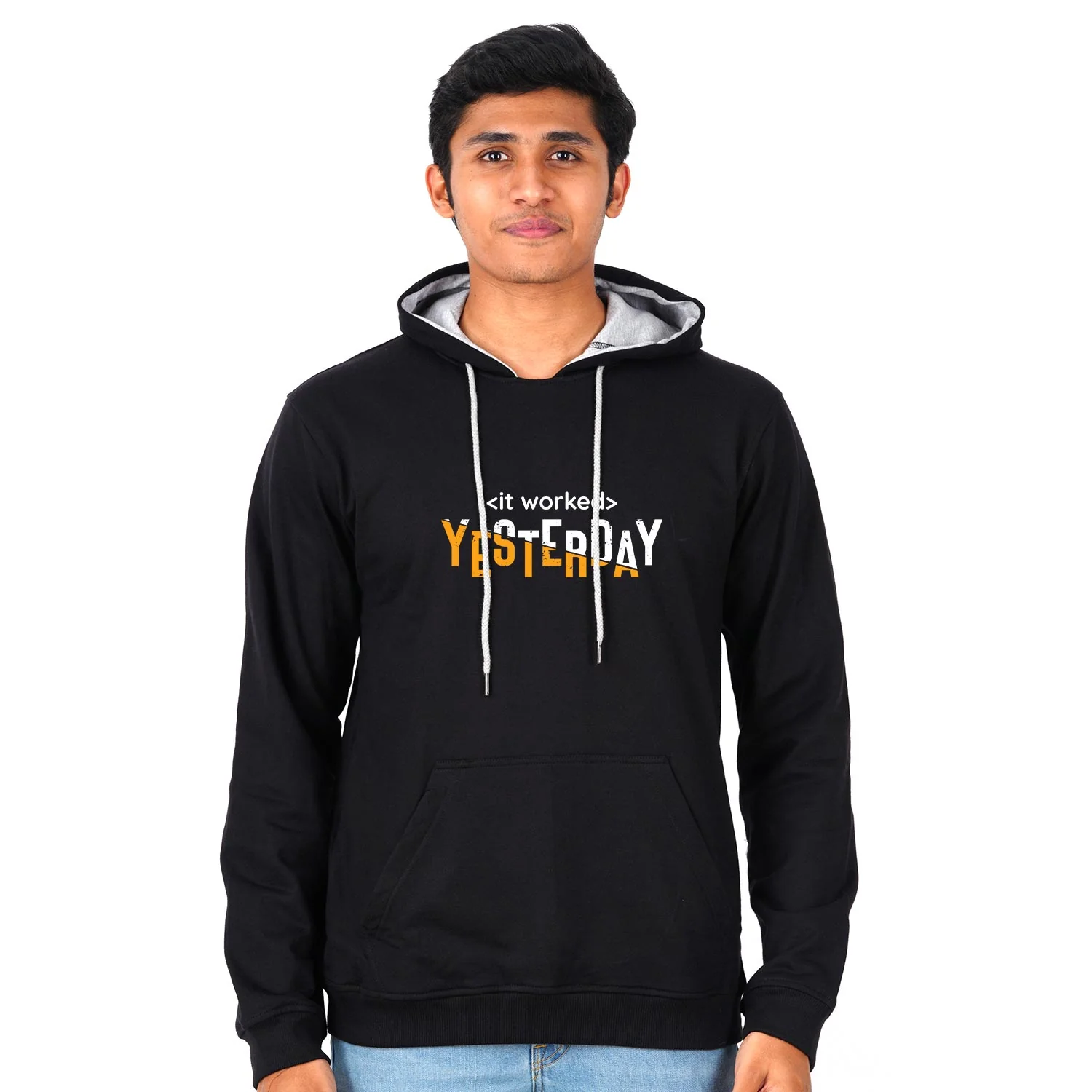 It Worked Yesterday Unisex Hoodie - Image 5