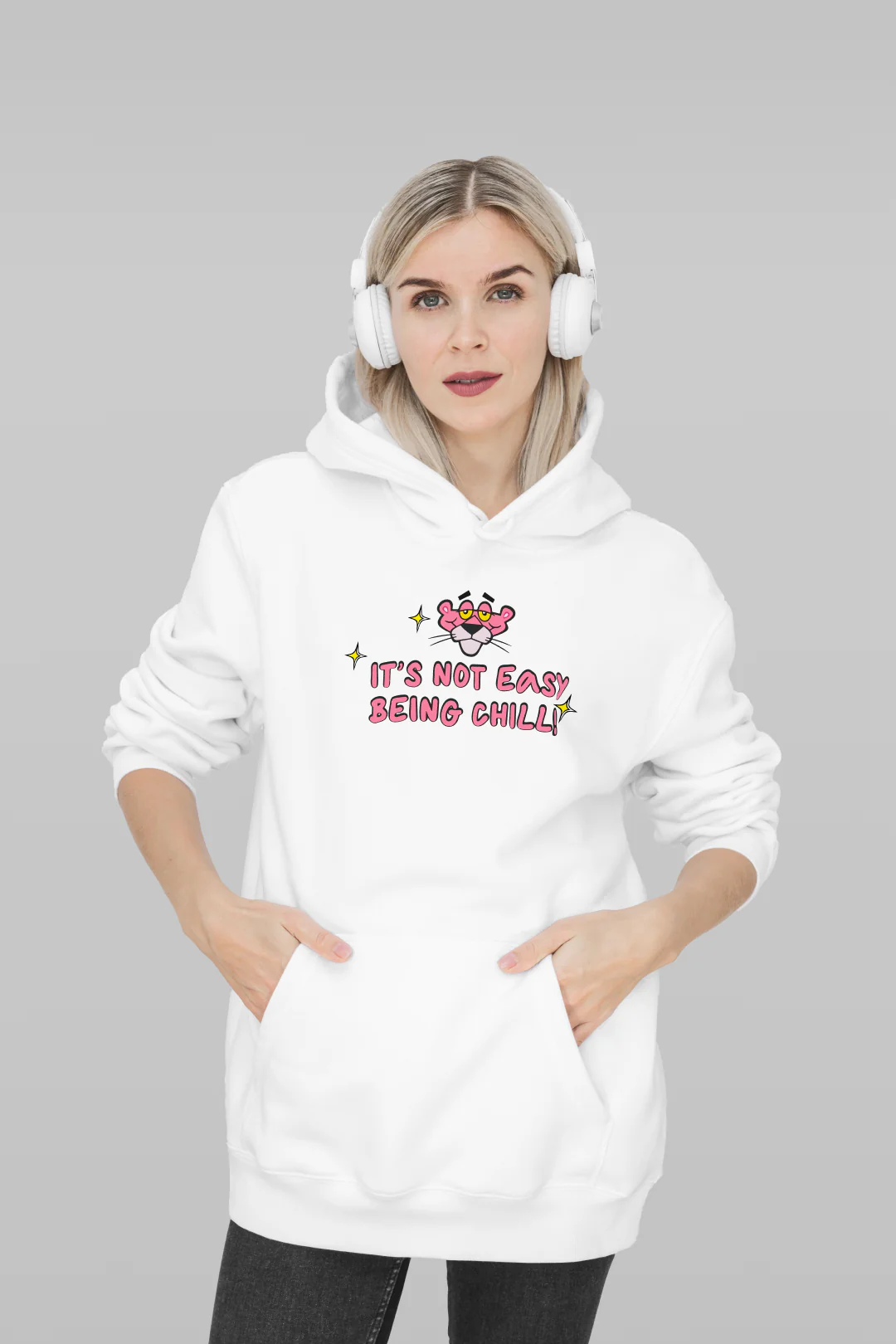 Its Not Easy Being Chill Hoodie - Image 3