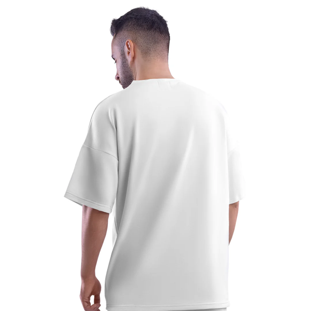 Jatt Daniels Gabru Oversize  White T-Shirt - Image 3