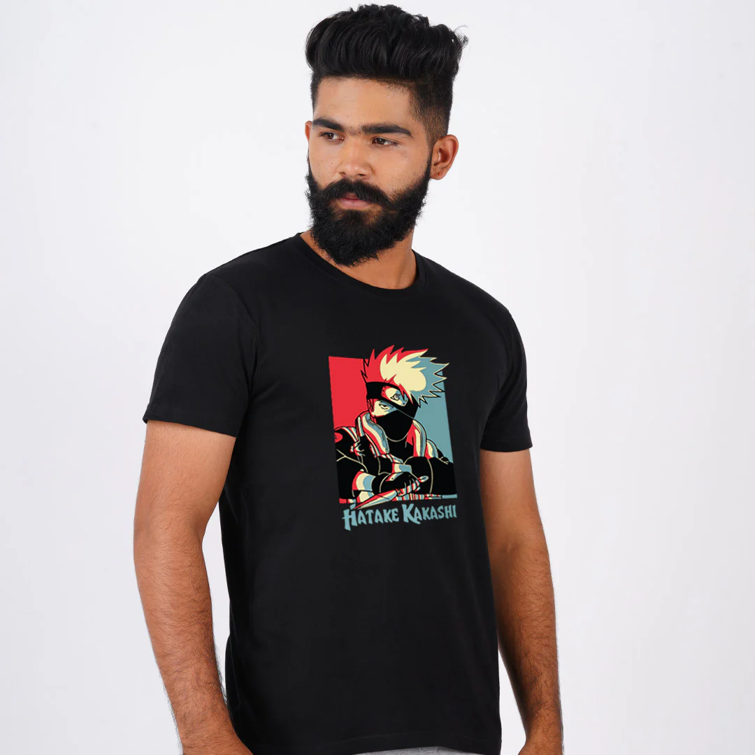 Kakashi Hatake Half Sleeve Unisex T-Shirt - Image 4
