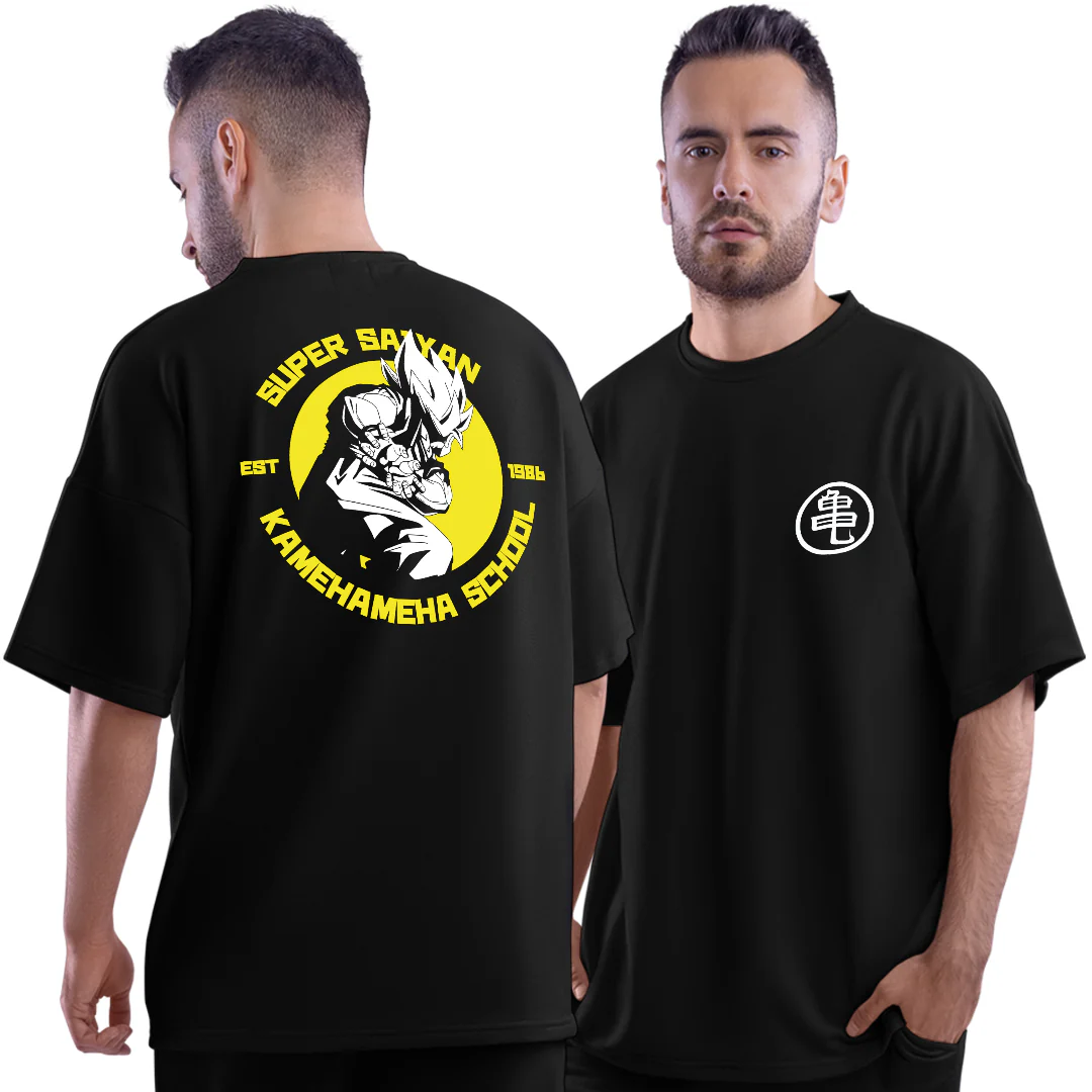 Kamehameha School Unisex Oversized Anime T-Shirt