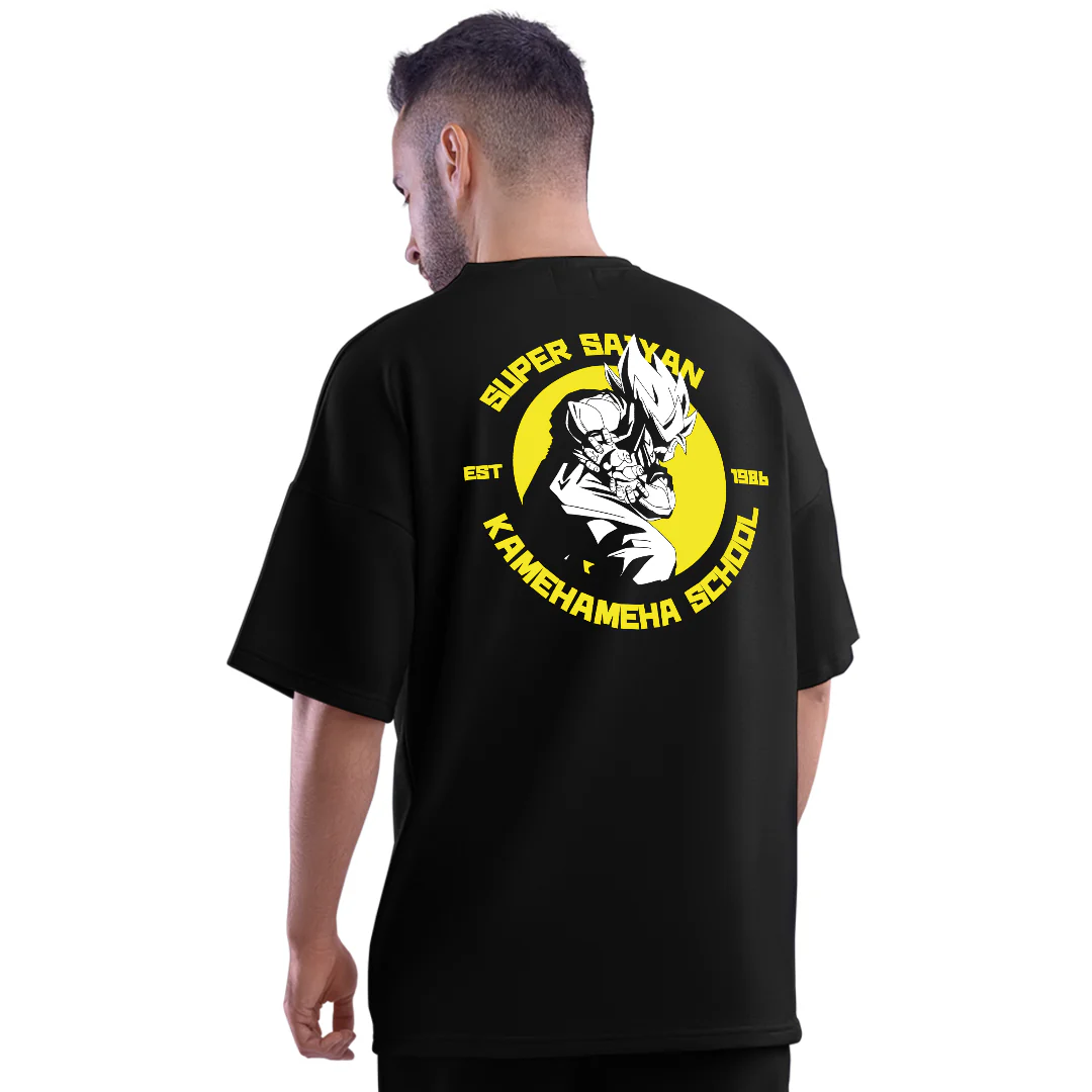 Kamehameha School Unisex Oversized Anime T-Shirt - Image 2