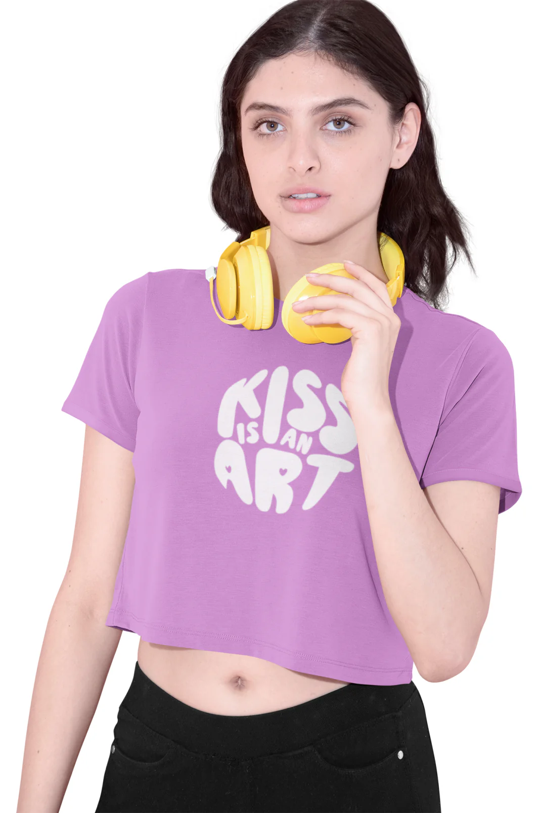 Kiss Is An Art - Crop Top - Image 3