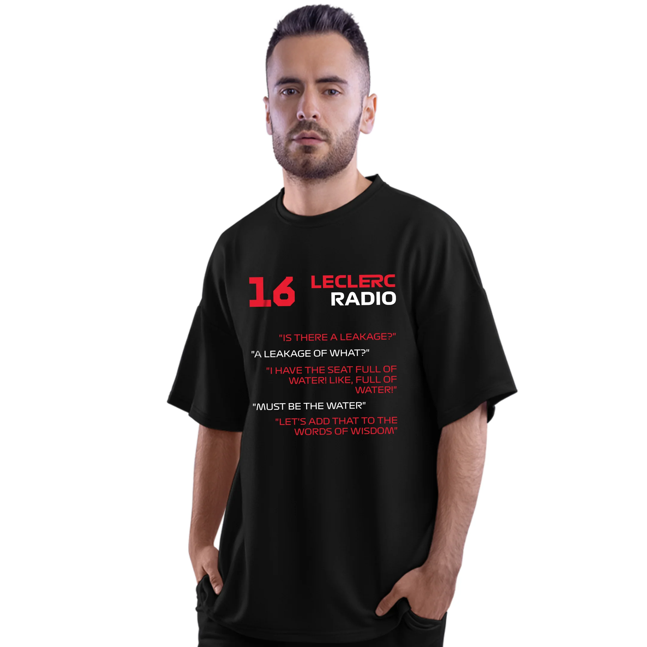 Leclerc Radio Motorsport Oversized T-Shirt Limited Edition - Image 2