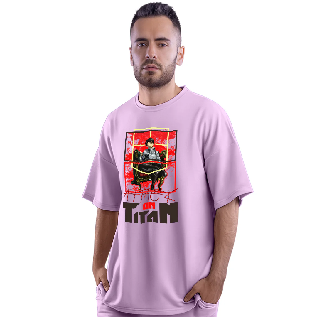 Levi Unisex Oversized Anime T-Shirt