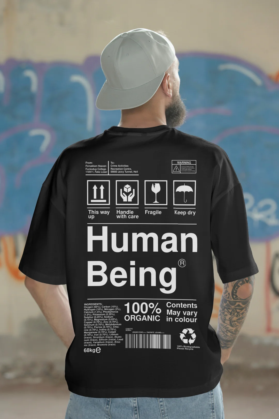 Human Being Oversized T-Shirt - Image 5
