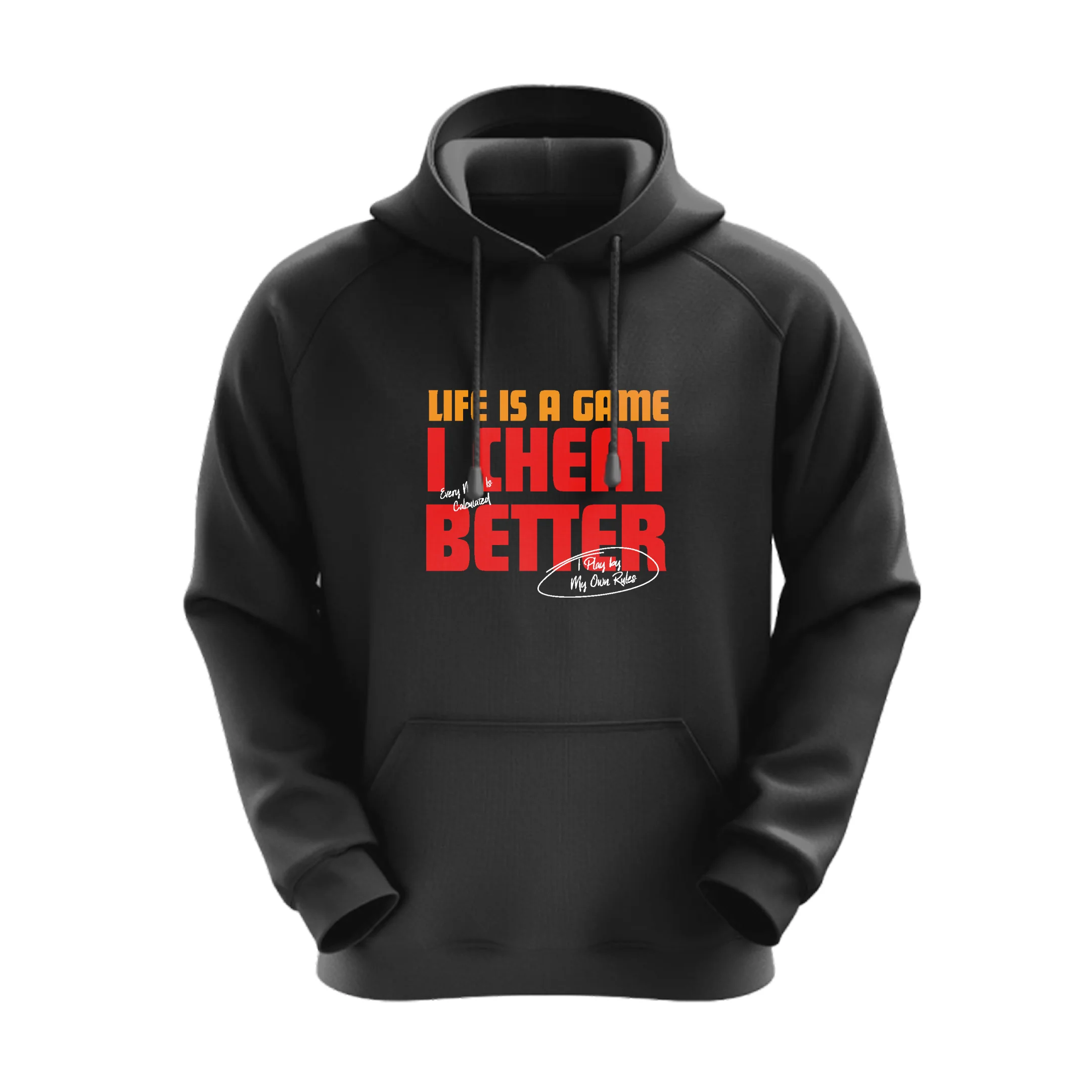 Mankatha Life Is A Game Black Hoodie - Image 2