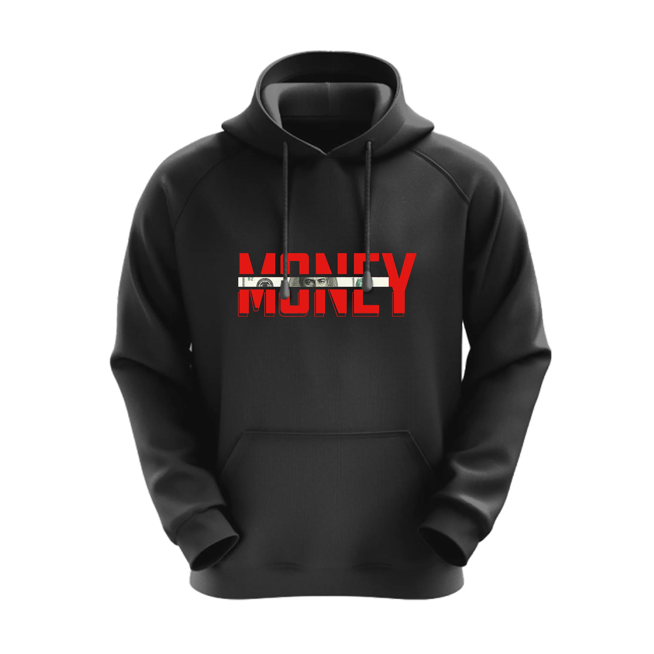 Mankatha Money Black Hoodie - Image 2