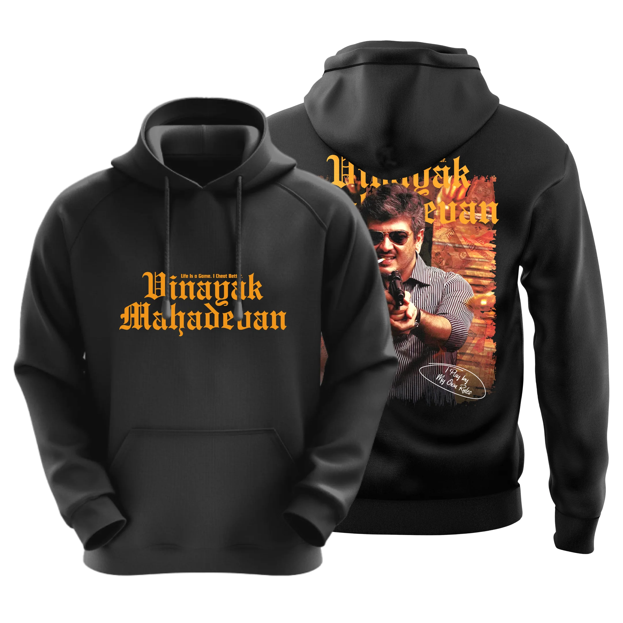 Mankatha Vinayak Mahadev Black Hoodie