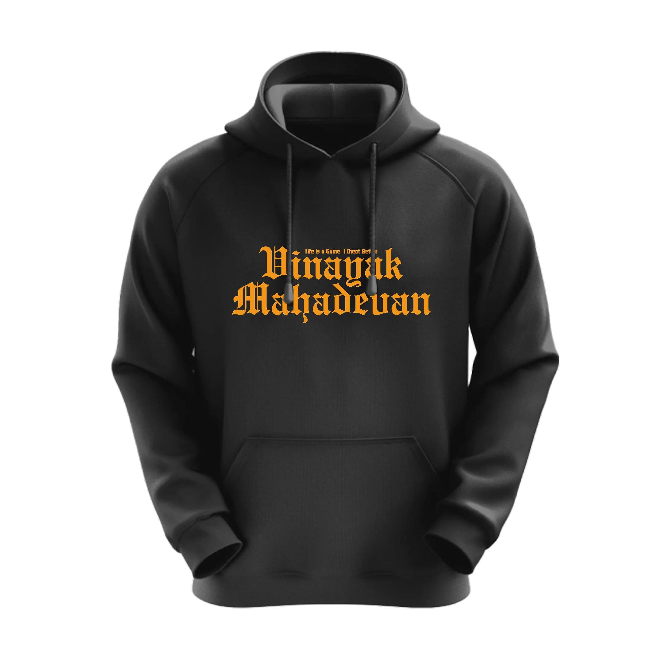 Mankatha Vinayak Mahadev Black Hoodie - Image 2
