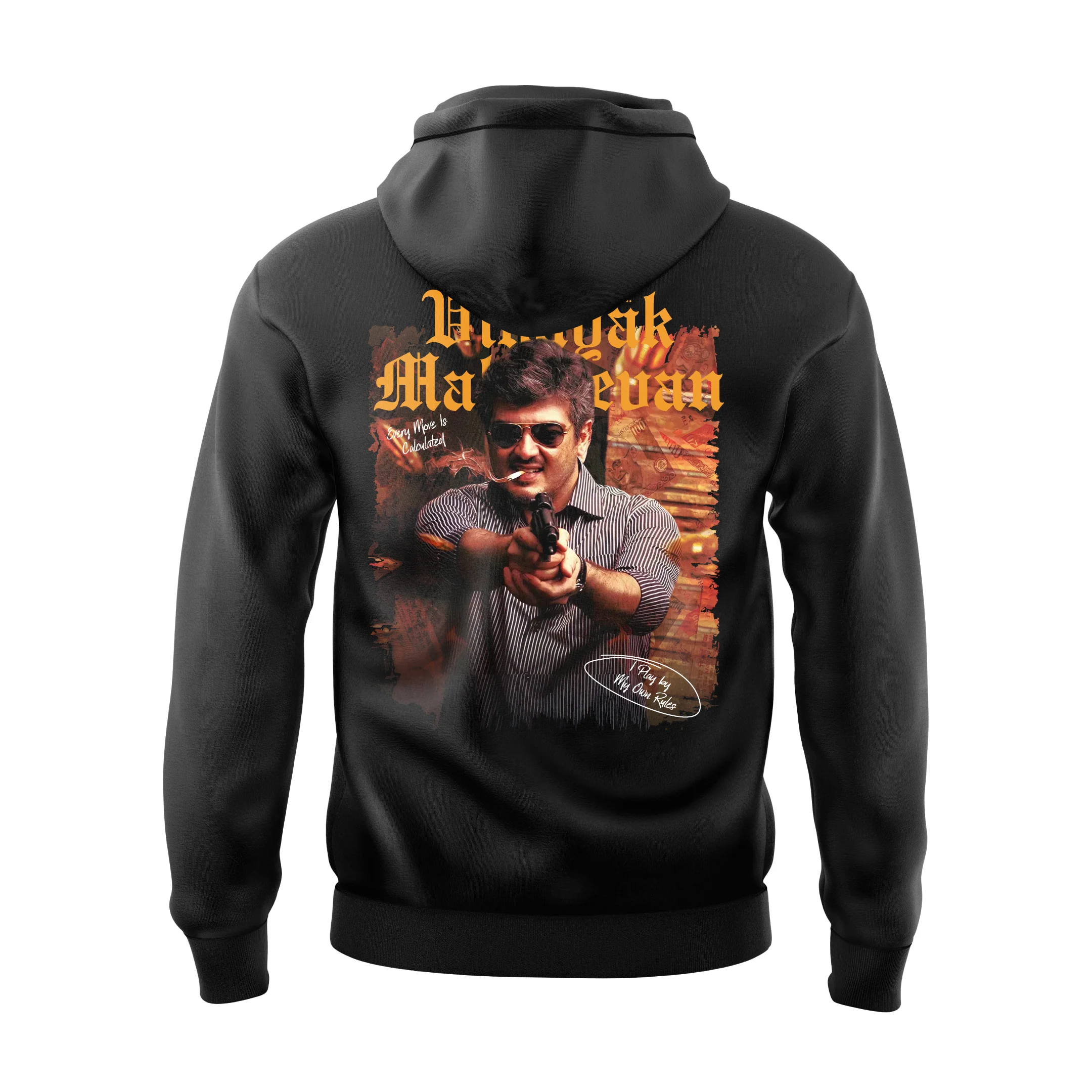 Mankatha Vinayak Mahadev Black Hoodie - Image 3