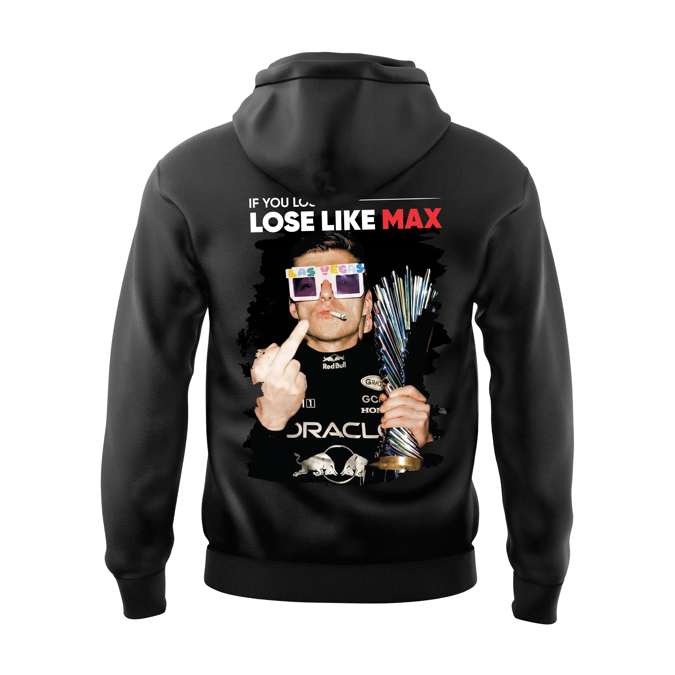 Max F1 Racing Hoodie Black - Image 3